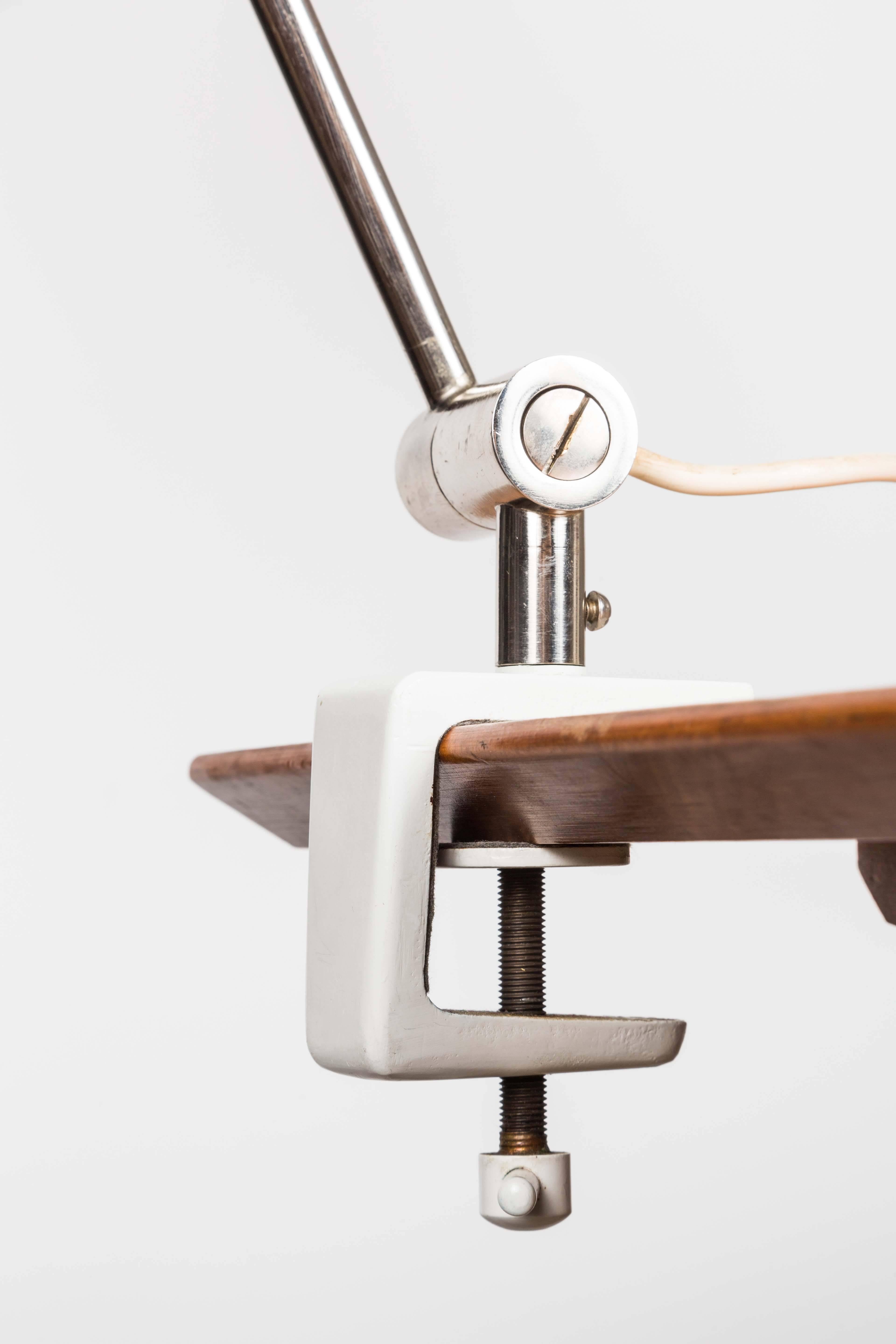 Mid-Century Modern 1960s Articulating Task Lamp Attributed to Arteluce