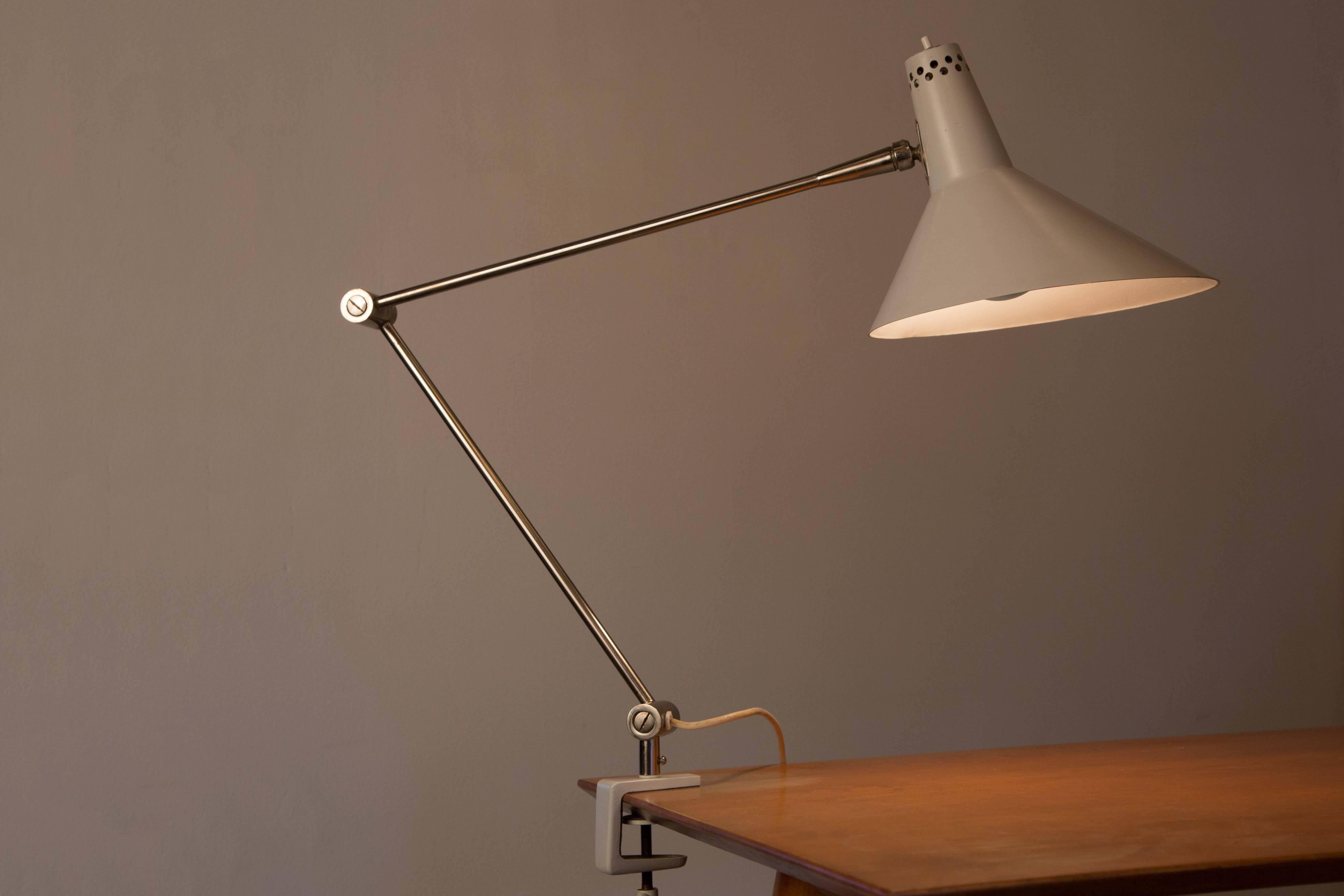 1960s Articulating Task Lamp Attributed to Arteluce 1