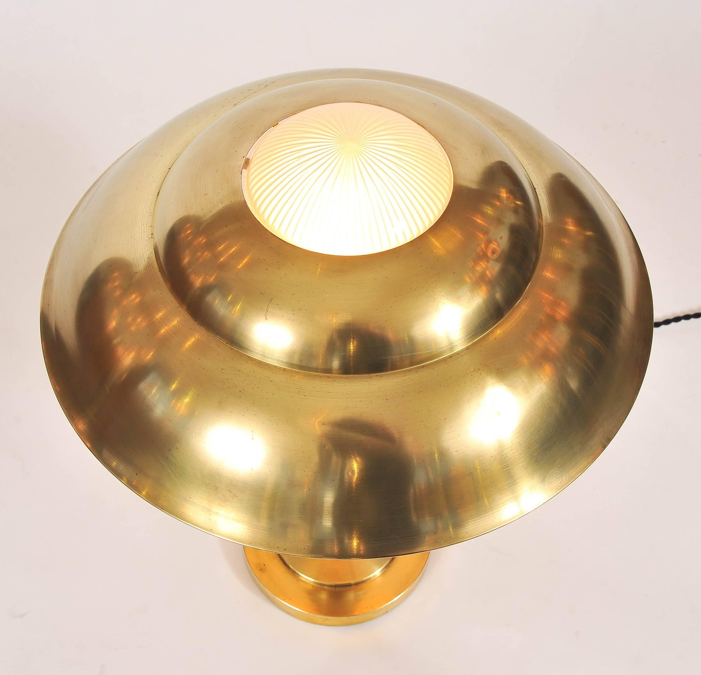 1930s French Domed Table Lamp In Excellent Condition In London, GB