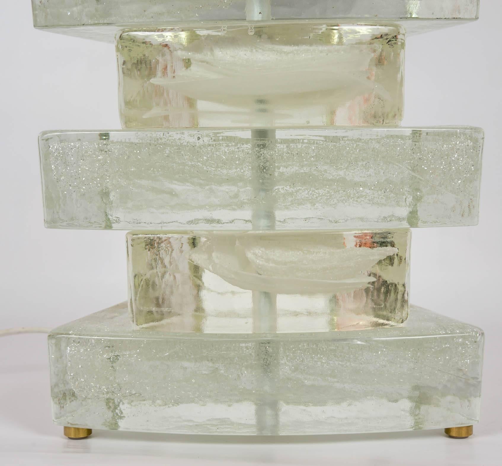 Paar Muranoglas-Stücke, Cenedese zugeschrieben (Italienisch) im Angebot