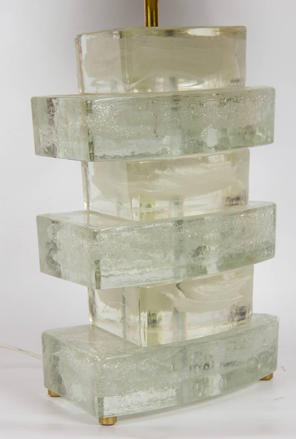 Paar Muranoglas-Stücke, Cenedese zugeschrieben (Ende des 20. Jahrhunderts) im Angebot