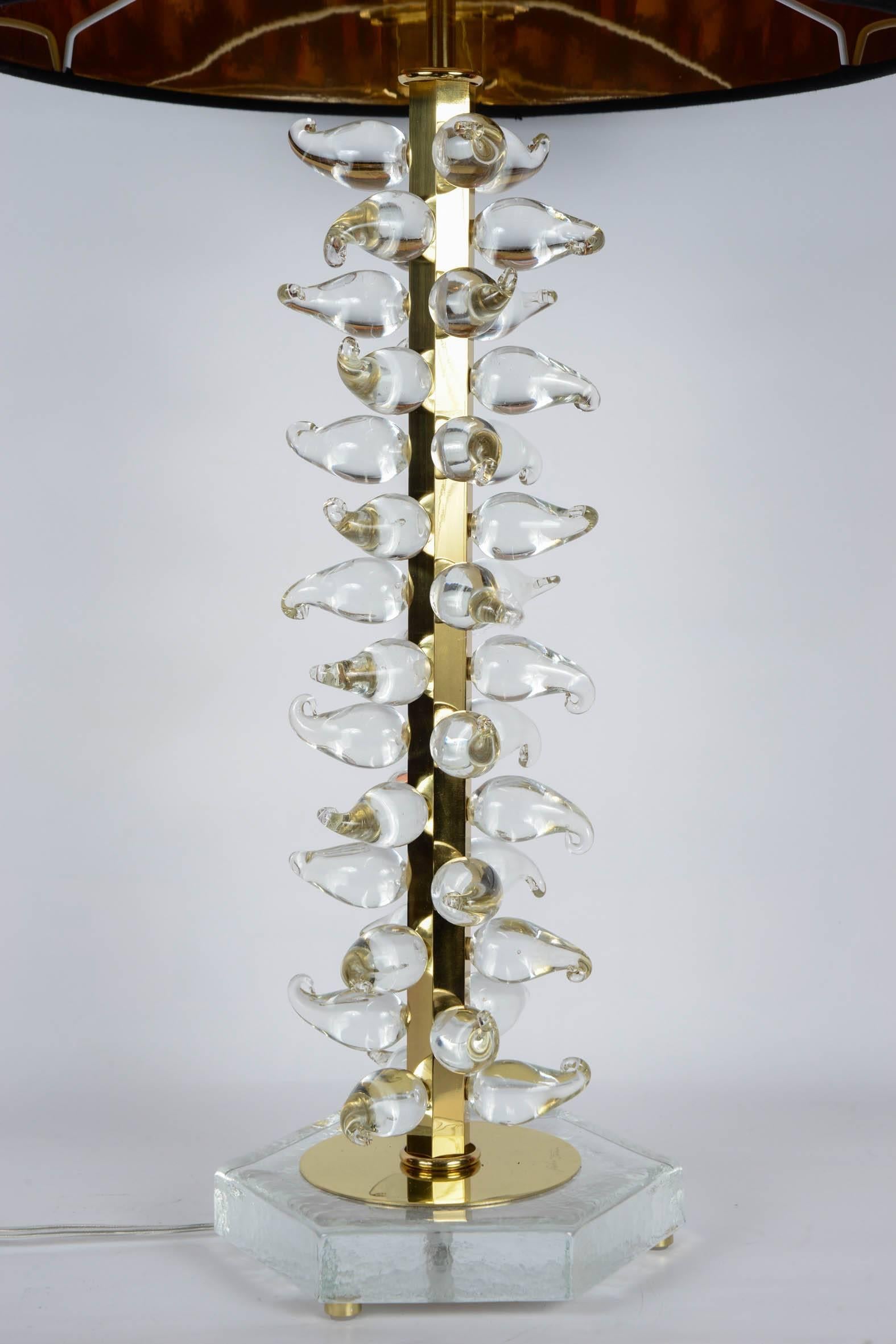 Italian Pair of Lamps Designed by Juanluca Fontana For Sale