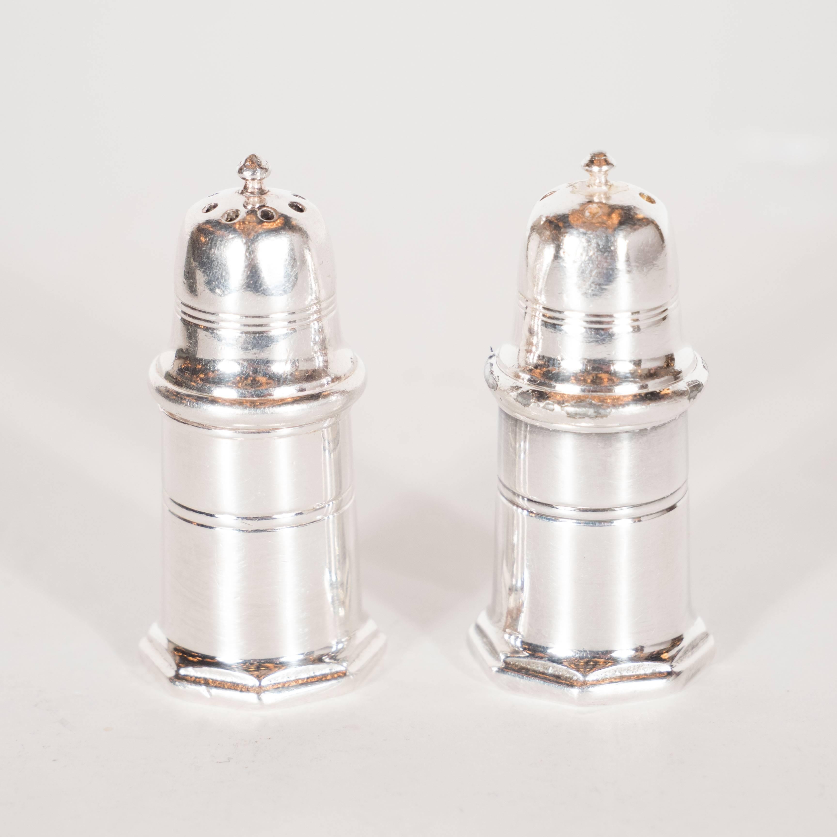 christofle salt and pepper shakers