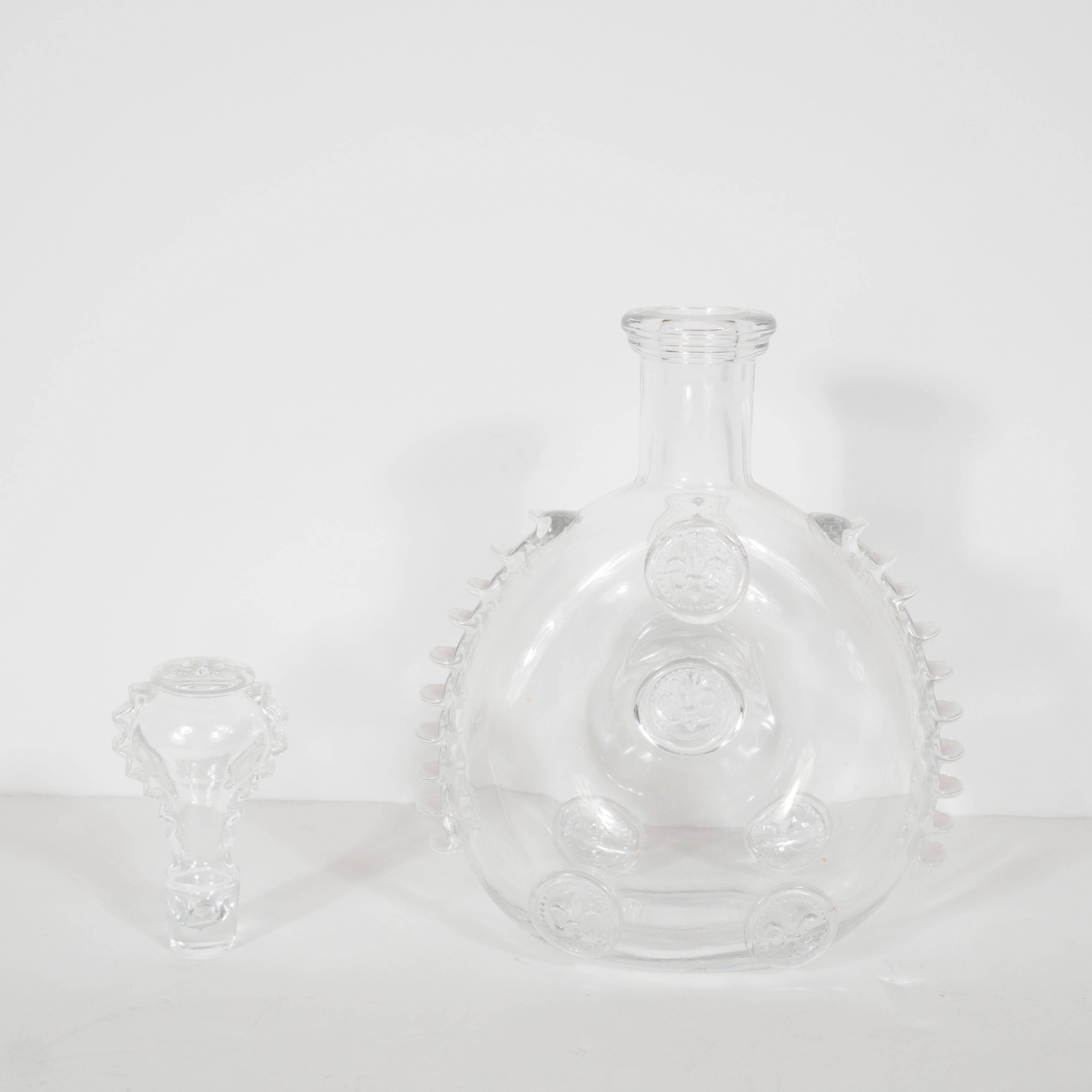 Mid-20th Century Vintage Mid-Century Baccarat Crystal Louis XIII Decanter with Ornate Lid
