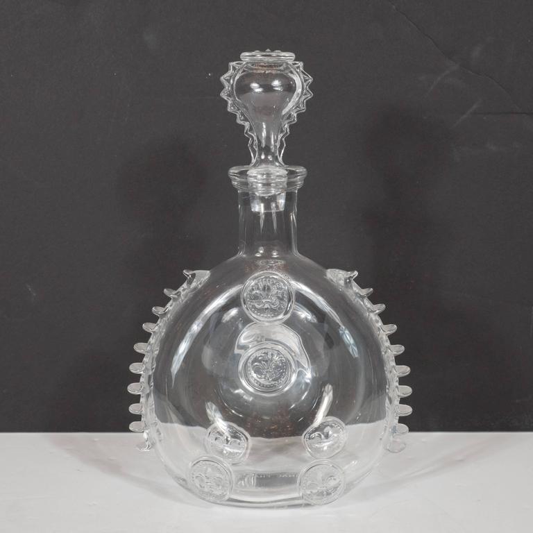 Vintage MidCentury Baccarat Crystal Louis XIII Decanter with Ornate