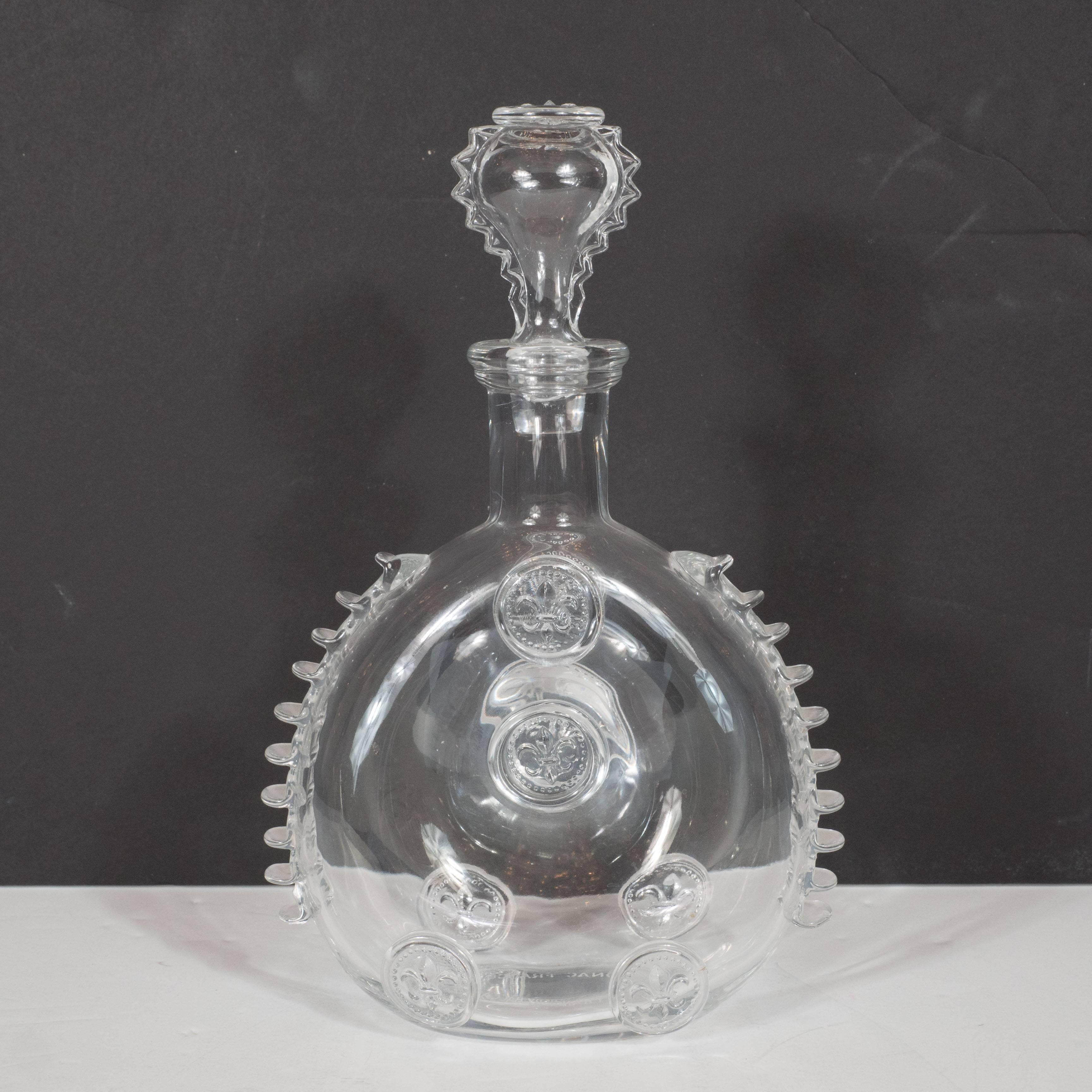 Vintage Mid-Century Baccarat Crystal Louis XIII Decanter with Ornate Lid 2