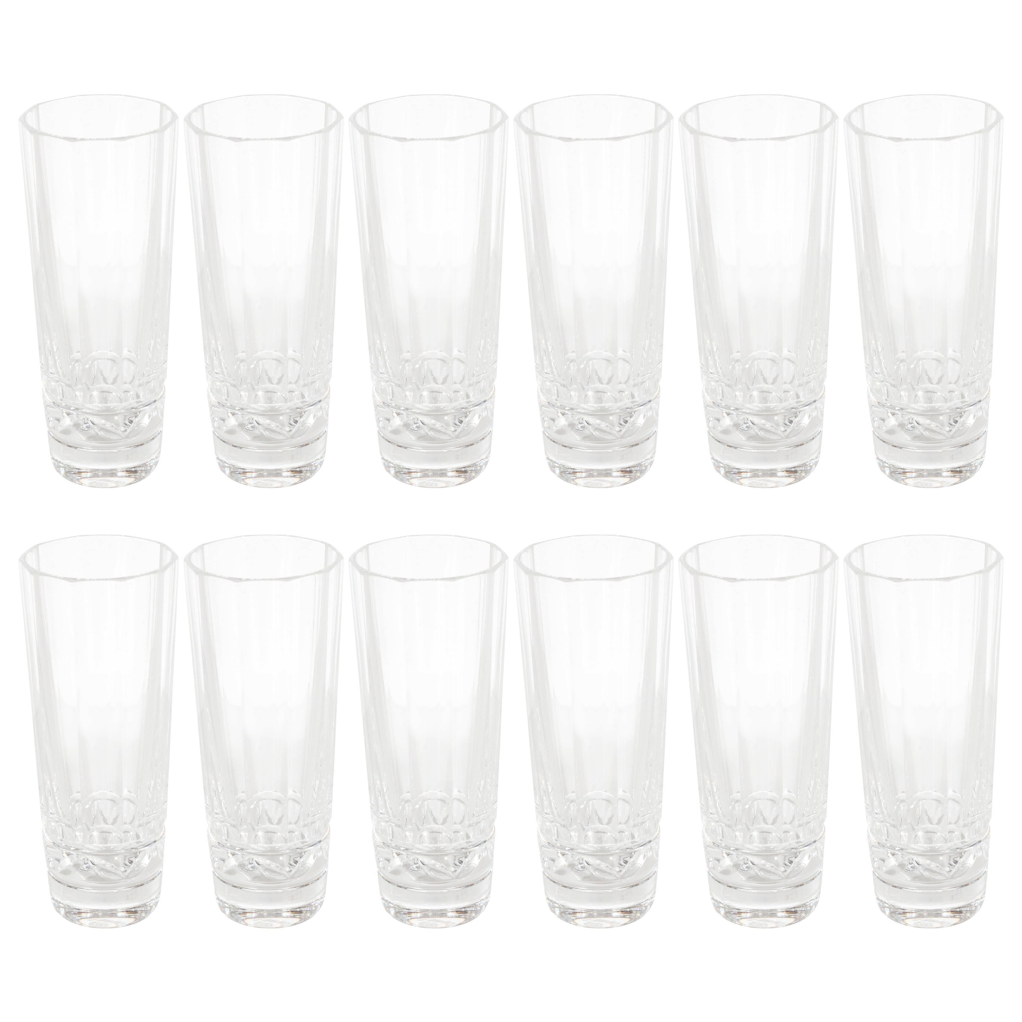 Set of Ten Iskender Series Vodka or Shot Glasses by Hermes in Original Packaging