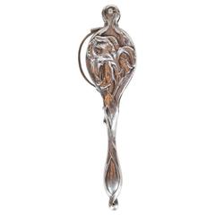 Exquisite Art Nouveau Sterling Silver Retractable Lorgnette