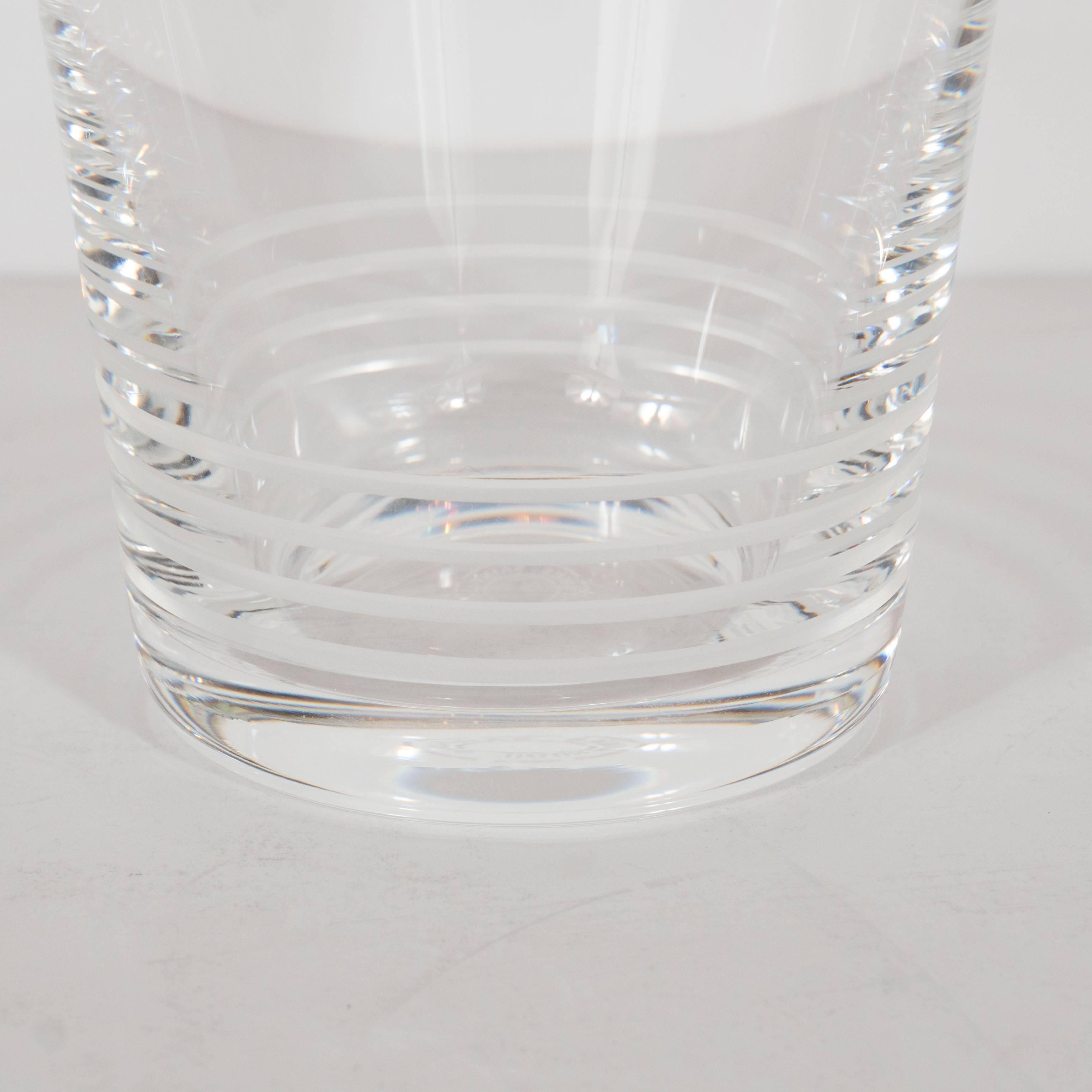 hermes crystal glasses