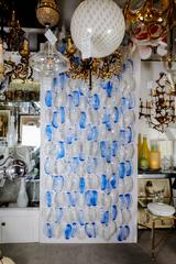 Italian 1970s Handblown Glass Disk Curtain by Mazzega