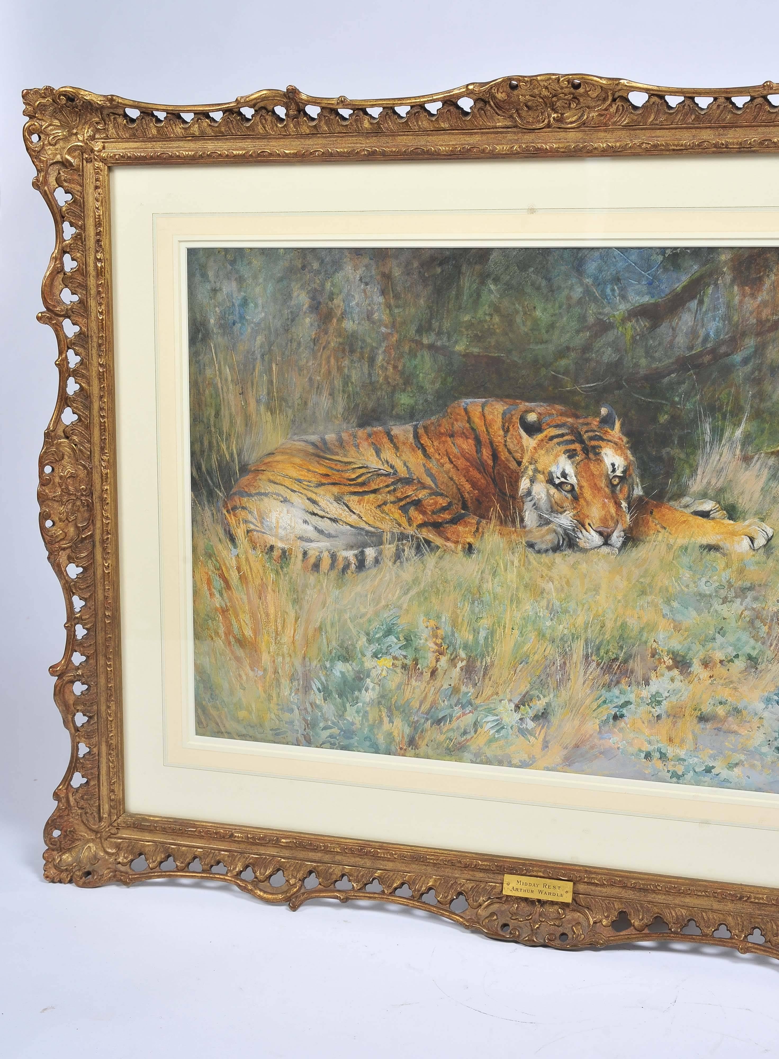 English Arthur Wardle, 'Midday rest' For Sale
