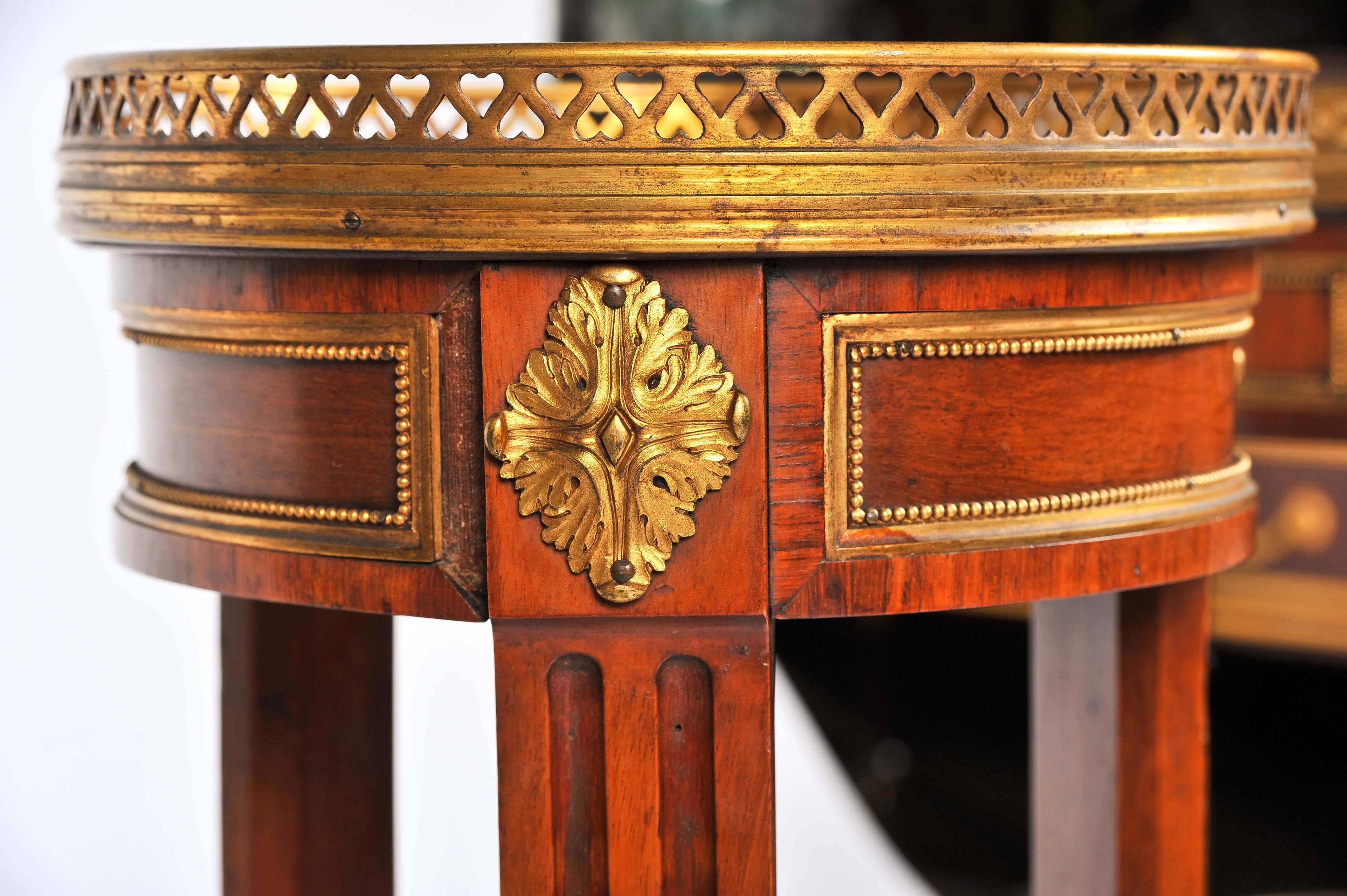 Near Pair of Empire Influenced Side Tables, 19th Century 1