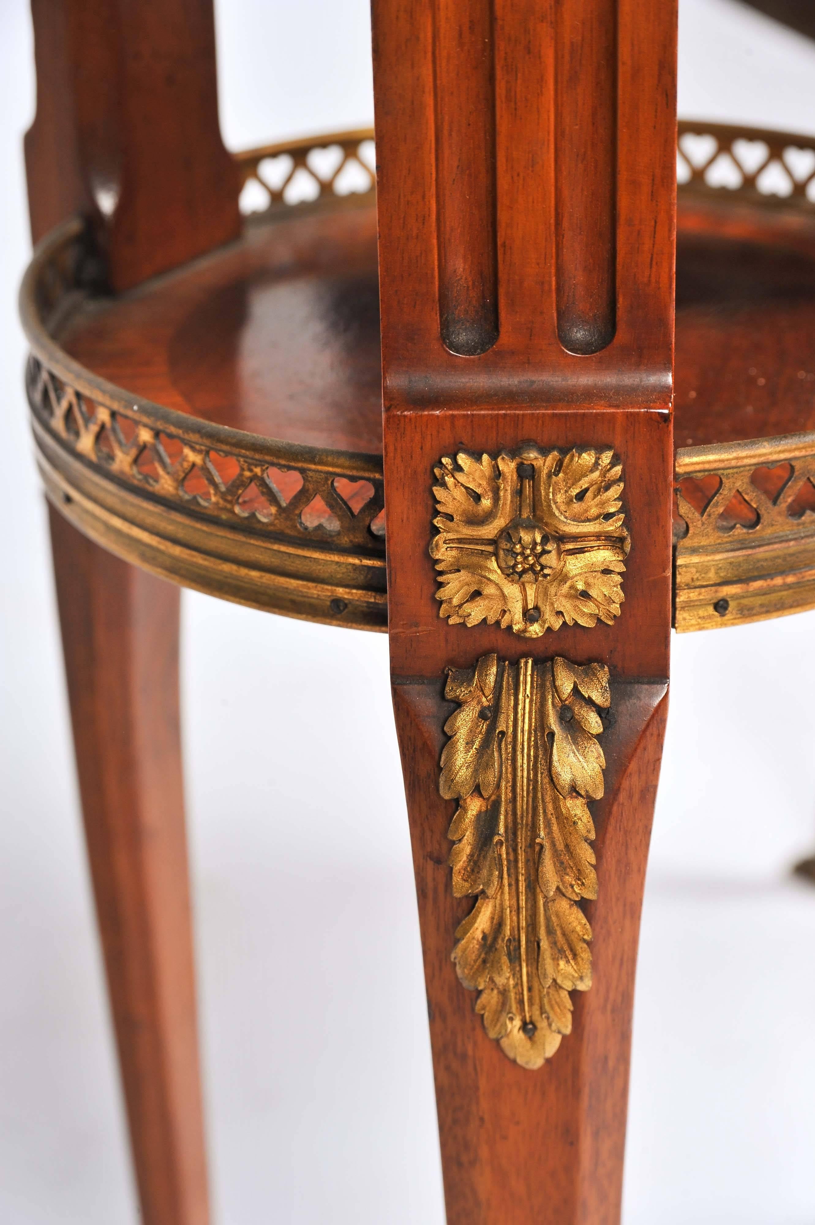 Near Pair of Empire Influenced Side Tables, 19th Century 2
