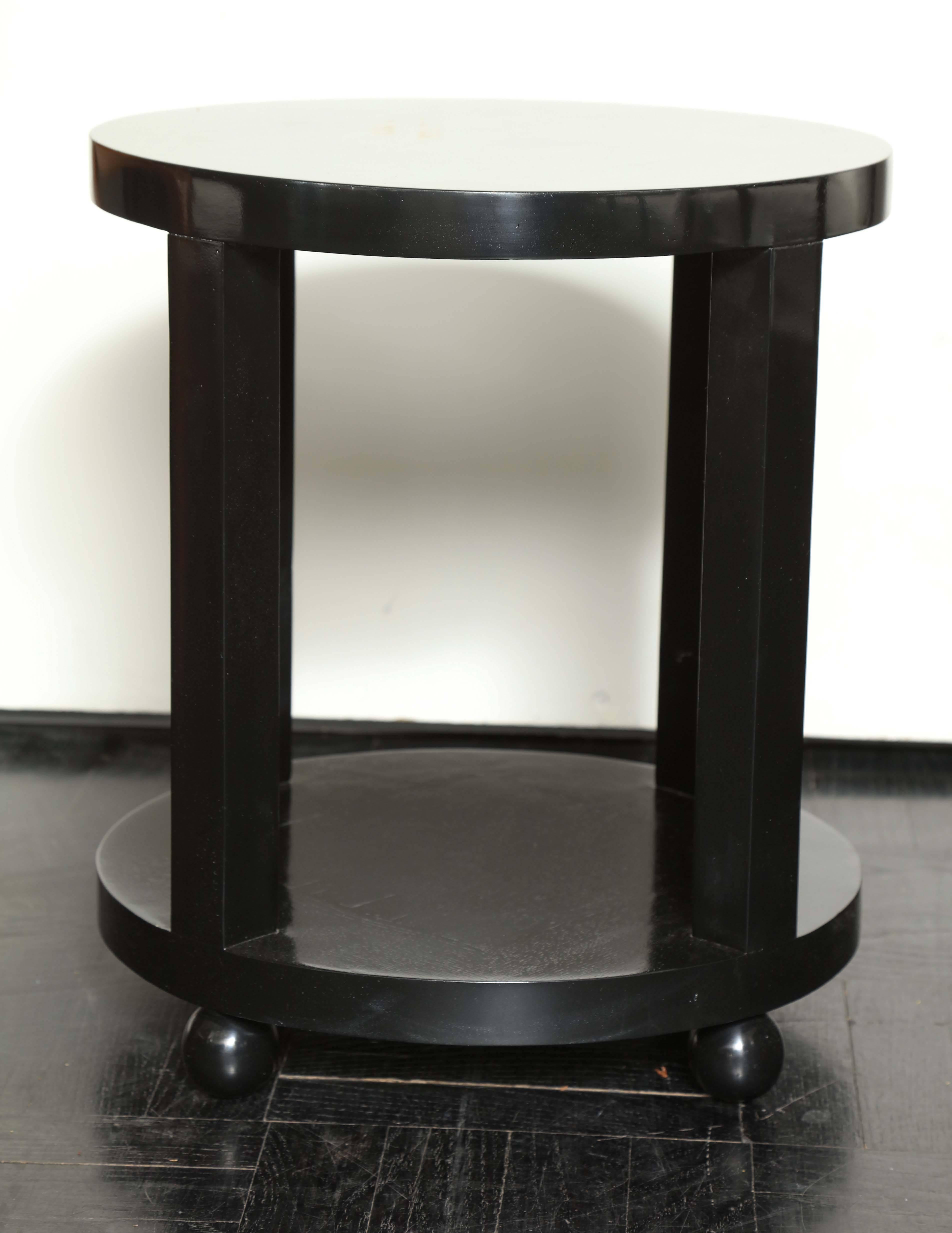 French Mid-20th Century Lacquer Table For Sale