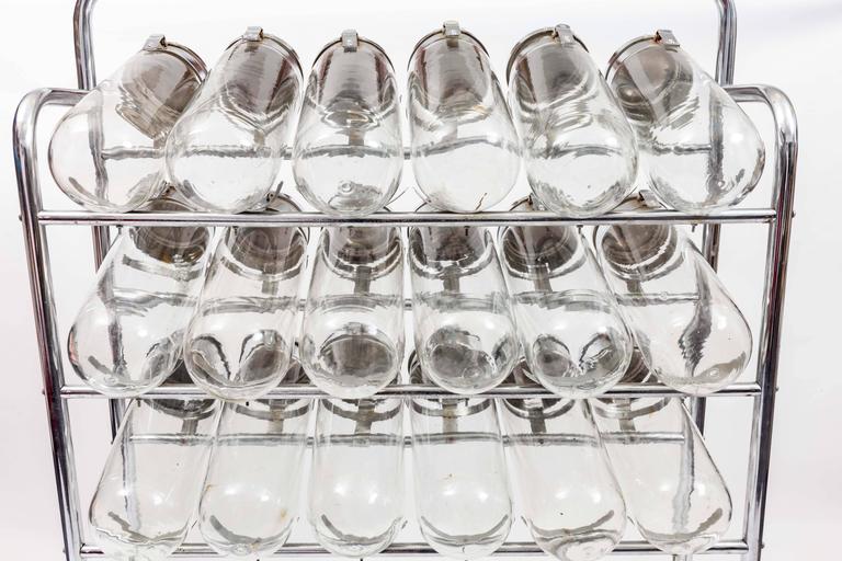 Argentinian Facilvendo Nickel Candy Jar Rack at 1stDibs