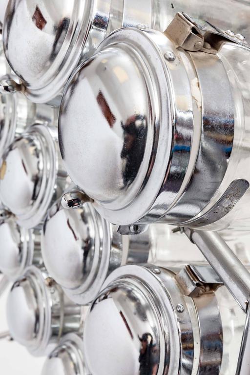 Argentinian Facilvendo Nickel Candy Jar Rack at 1stDibs