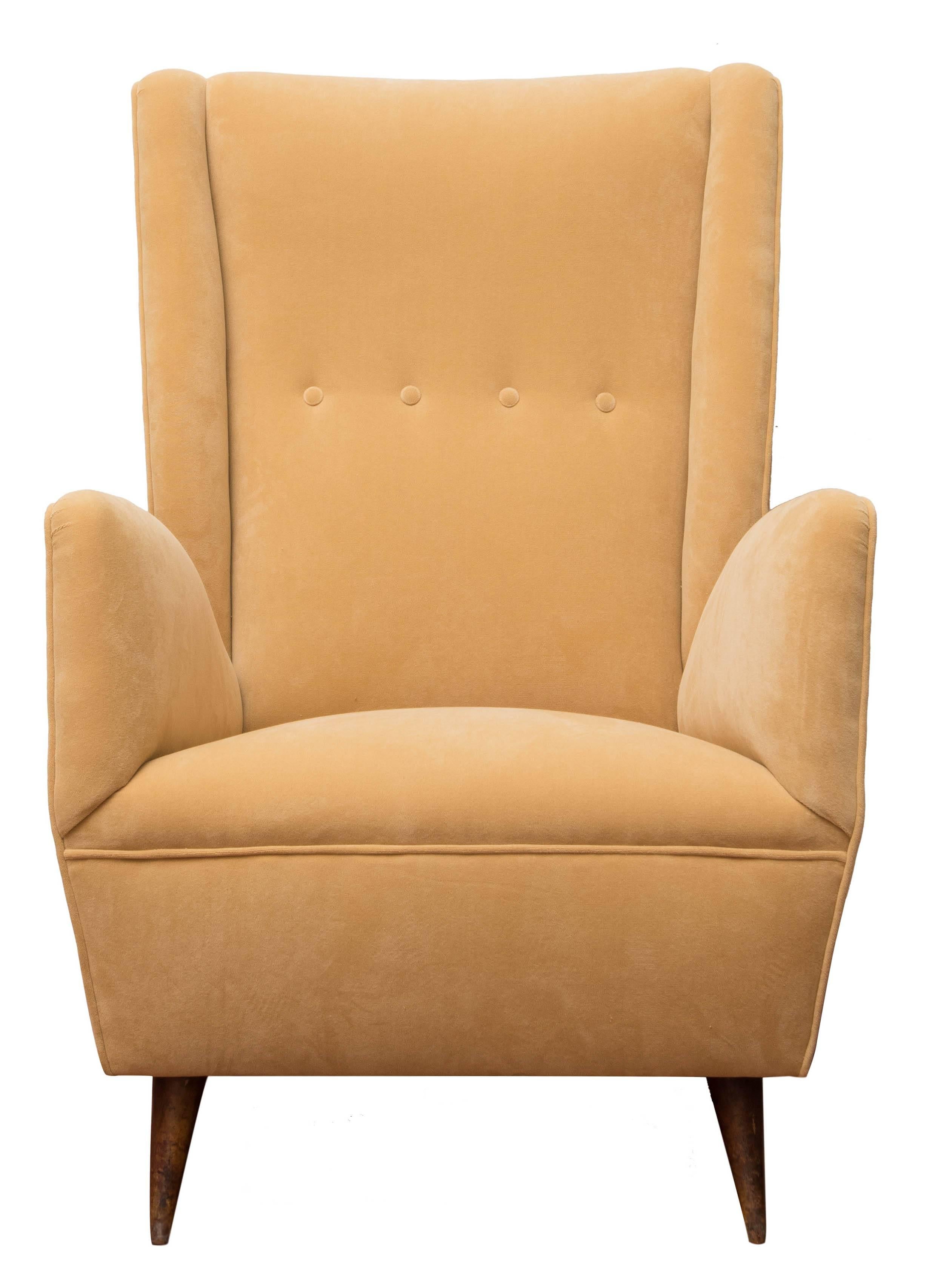 Mid-20th Century Gio Ponti, Armchair For Sale