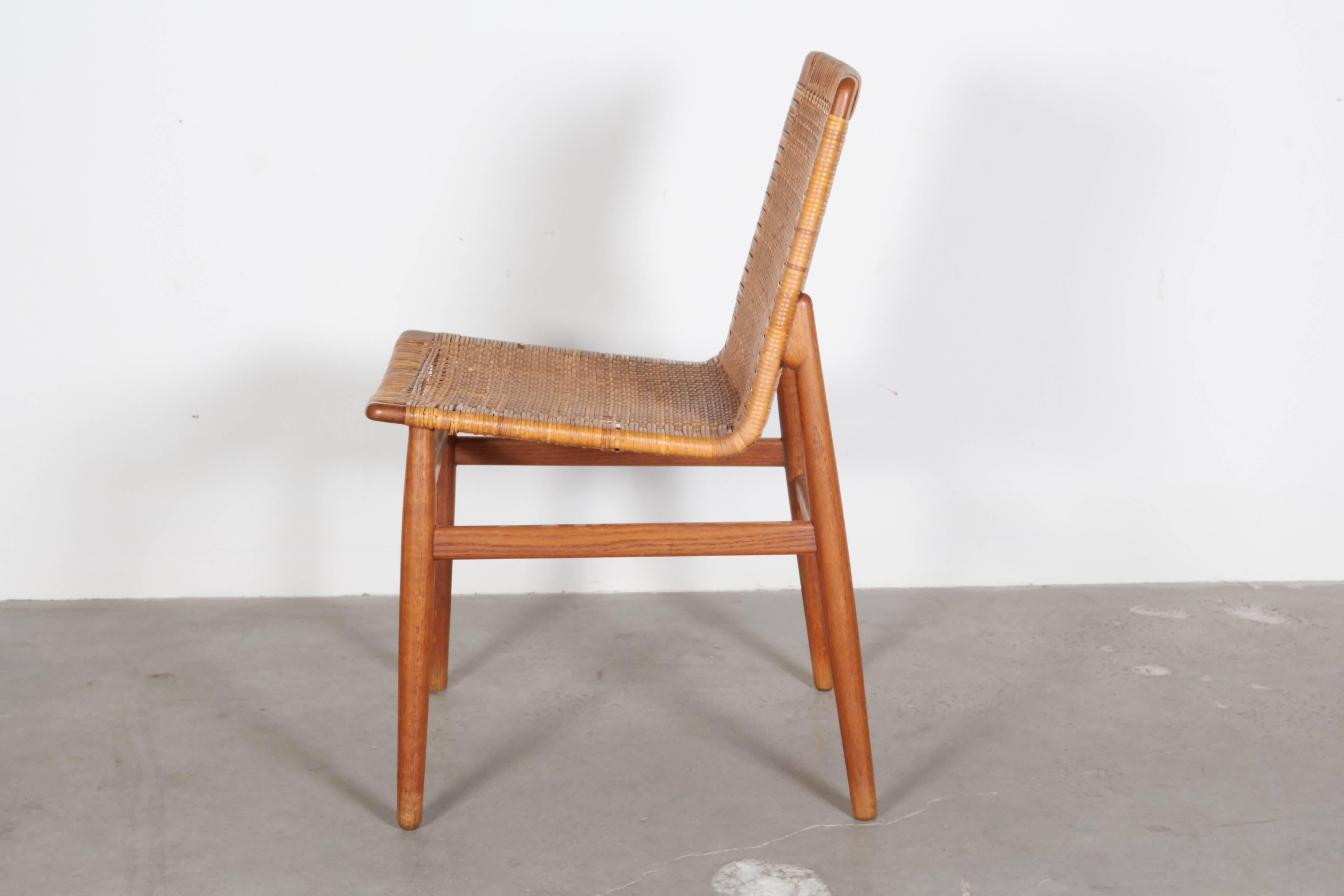 Danish Wicker Desk Chair