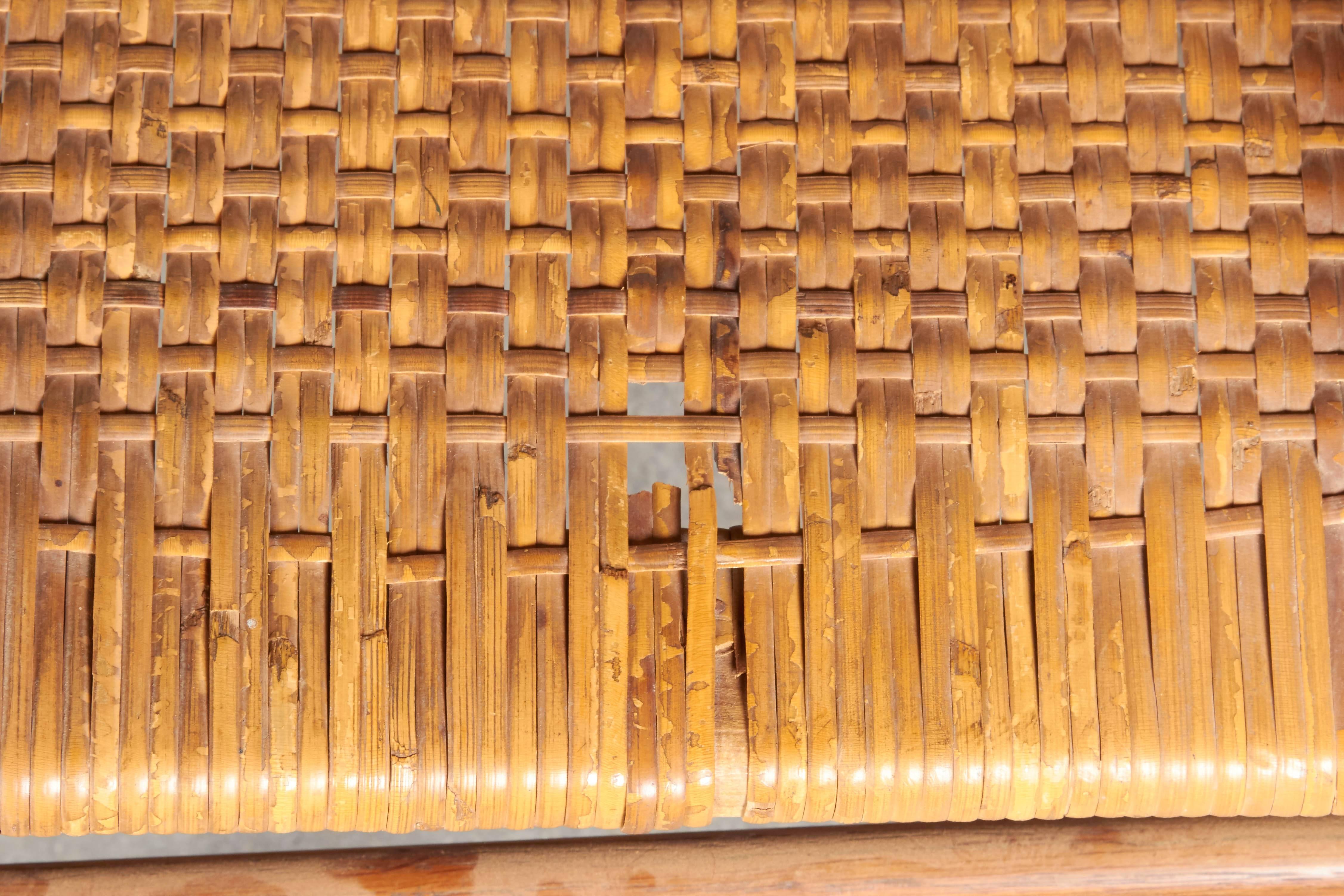 Mid-20th Century Wicker Desk Chair