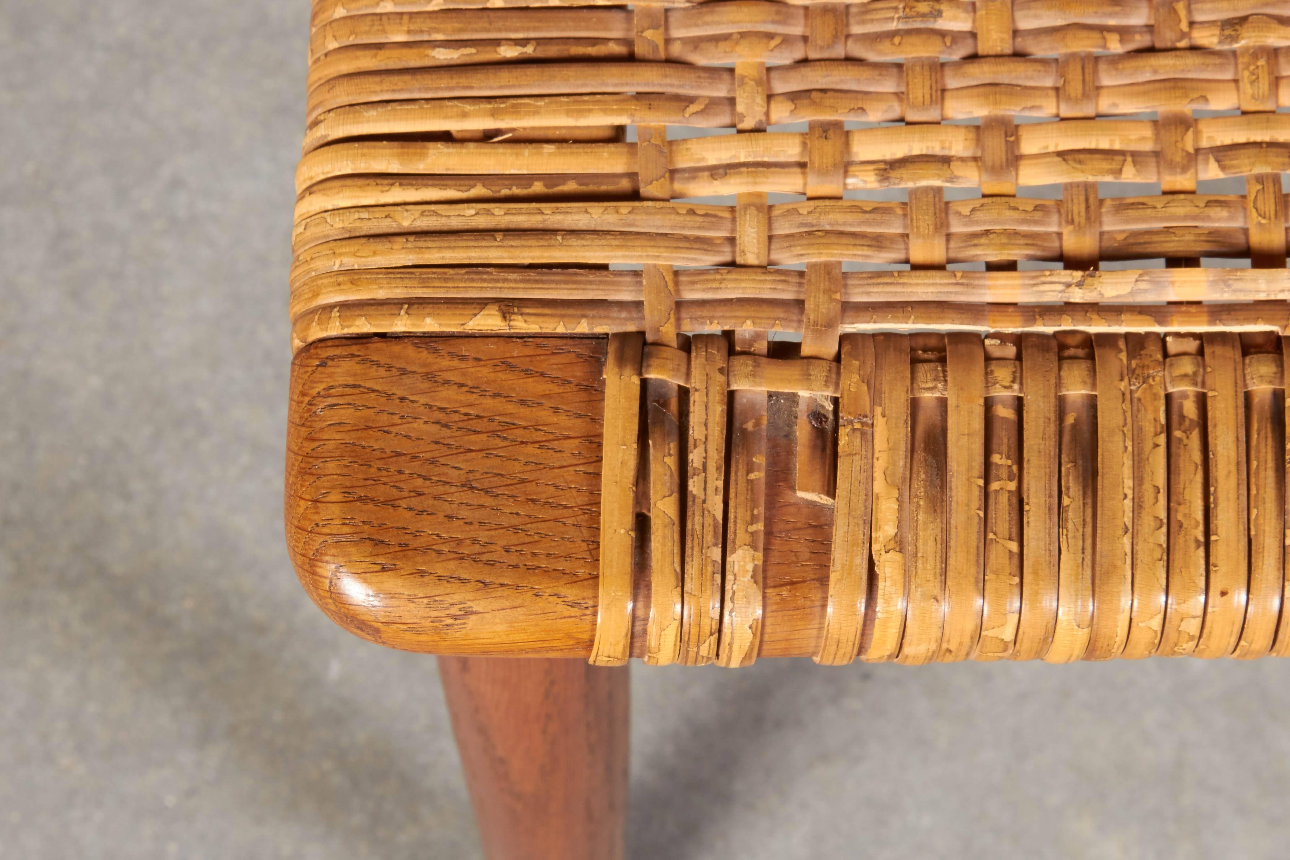 Wicker Desk Chair 1
