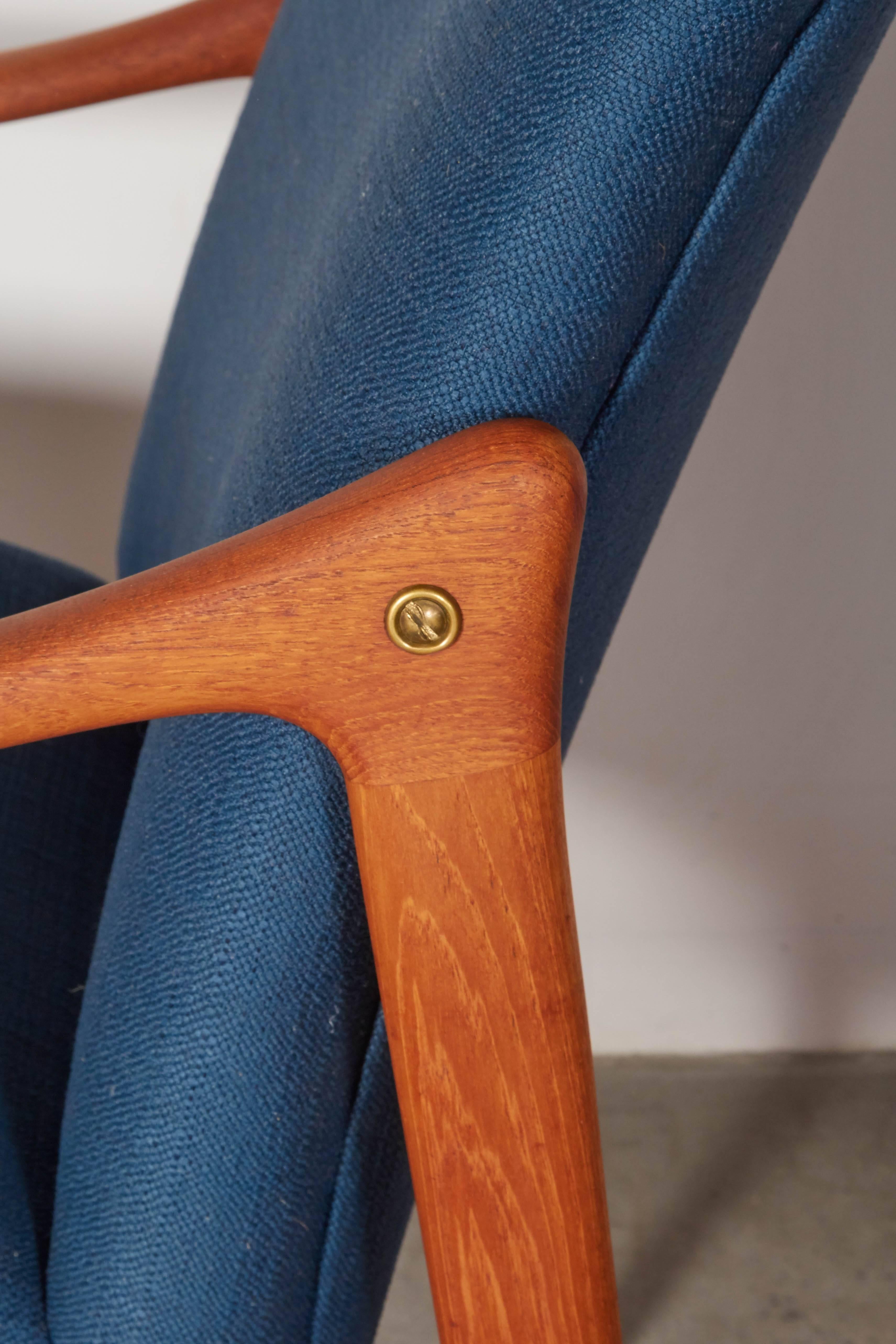 Danish Mid Century Teak Arm Chair by Rastad & Relling
