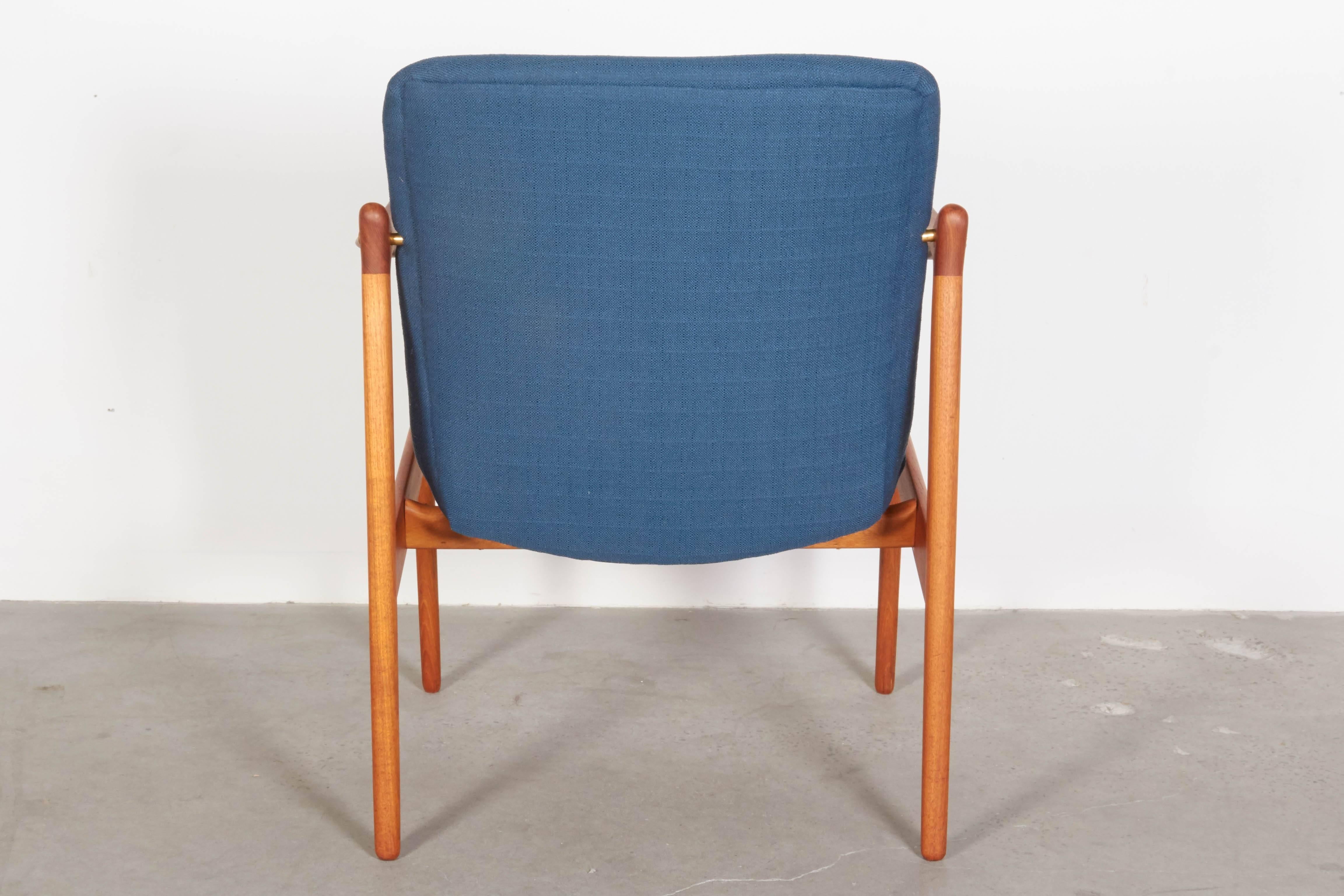 Mid Century Teak Arm Chair by Rastad & Relling In Excellent Condition In New York, NY