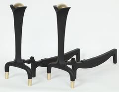 Donald Deskey Andirons