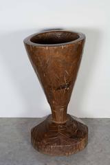 Tall Teak Mortar