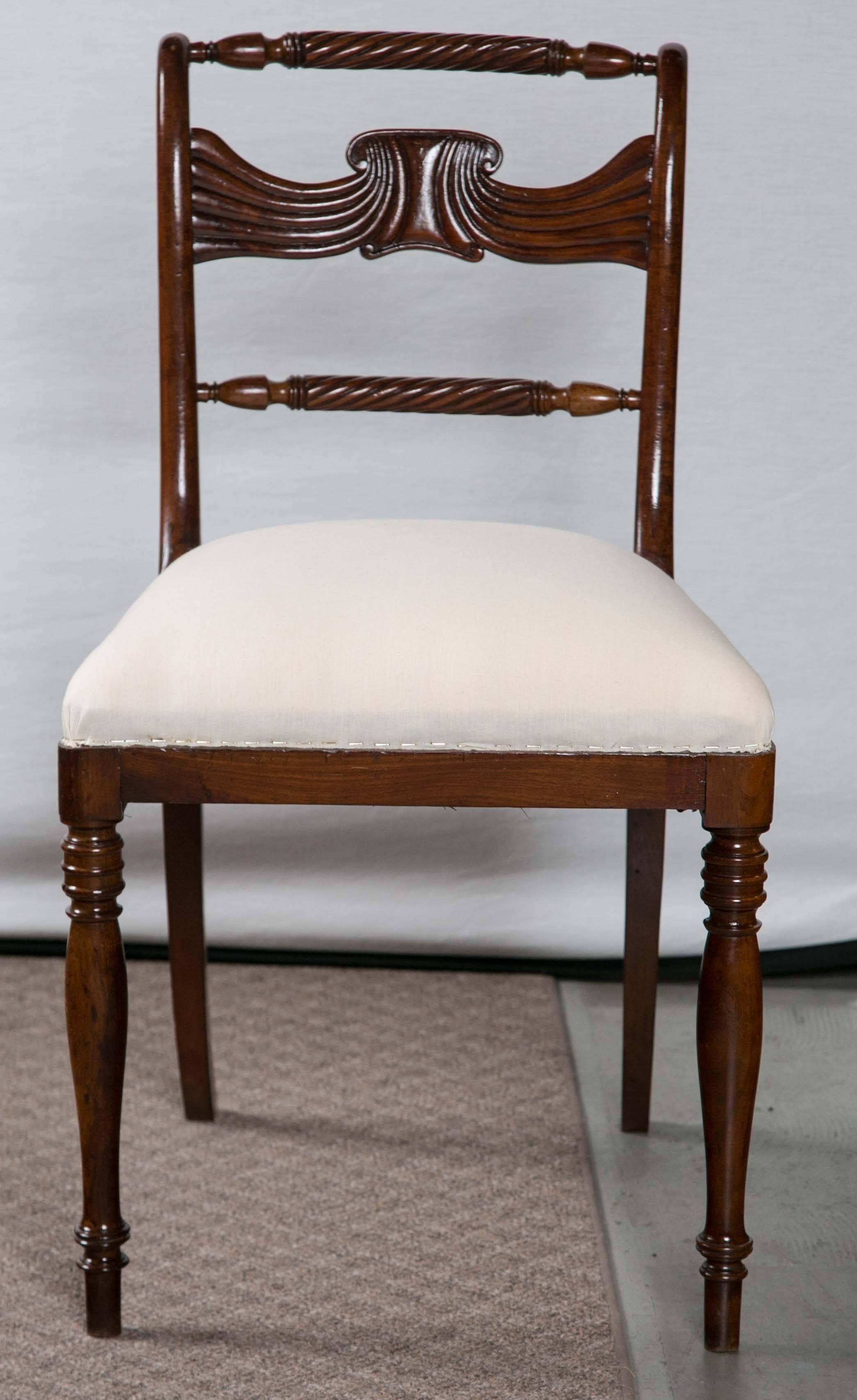 American Set of Six Federal Dining Chairs