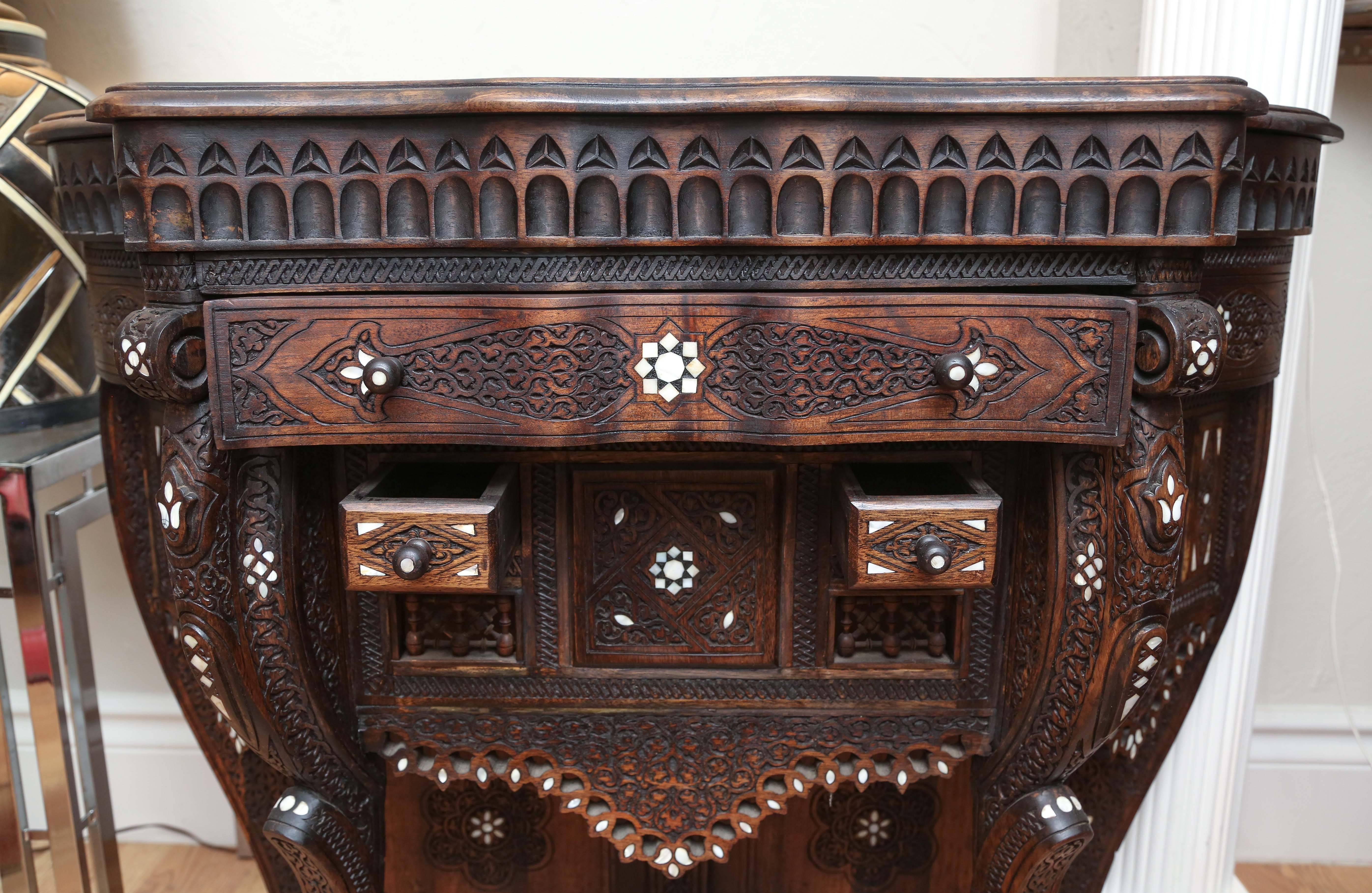 Syrian Console with Mother-of-Pearl Inlay 5