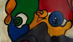 Peter Keil, "Trocadero Bar" "Young Gay Man", Oil on Poster Board, Signed