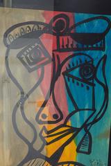 Peter Keil, 'Pablo Picasso with a Hat, ' Oil on Board, Signed and Framed