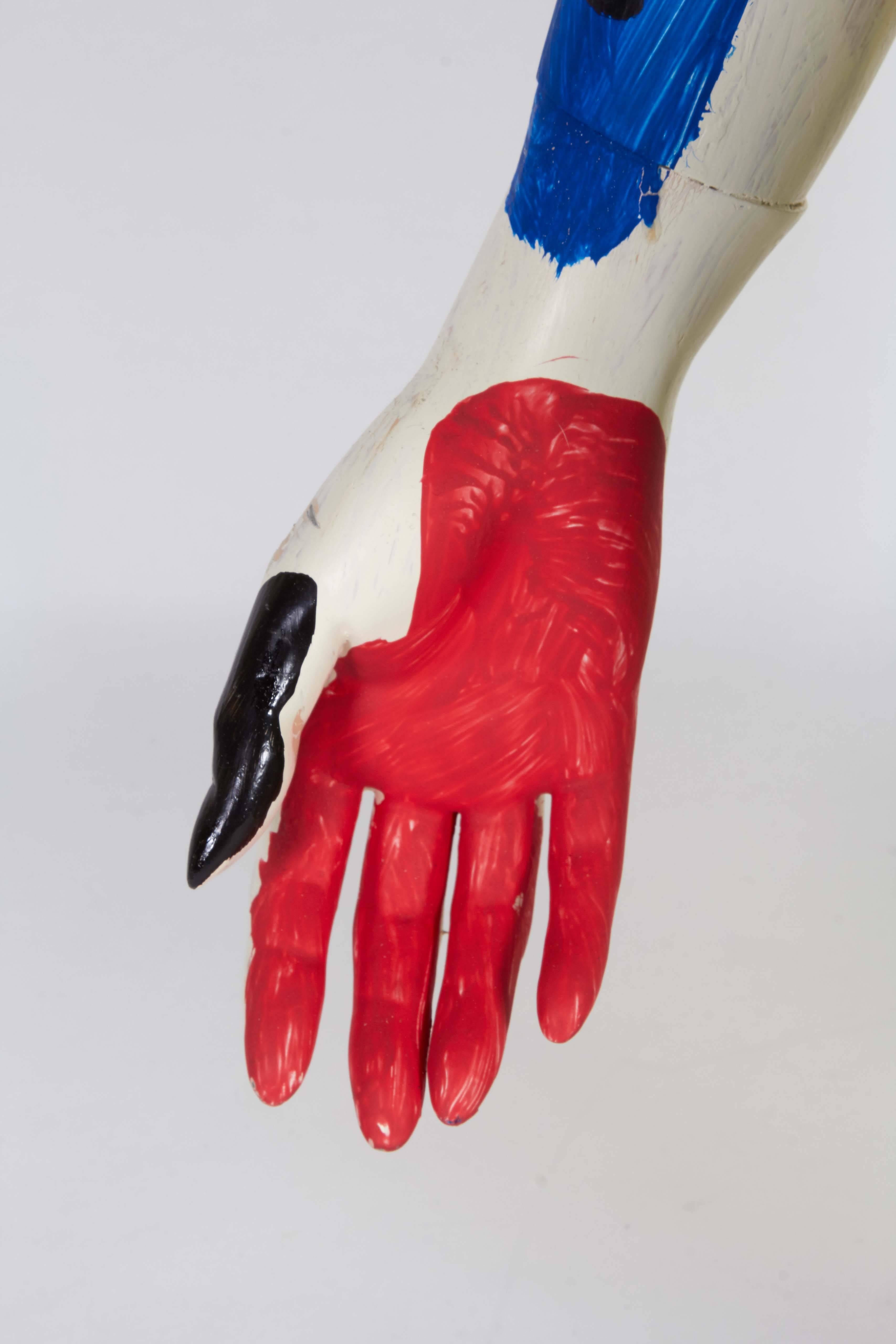 Peter Keil, Modern Painted Mannequin, Oil on Fiberglass, Signed and Dated In Good Condition In New York, NY