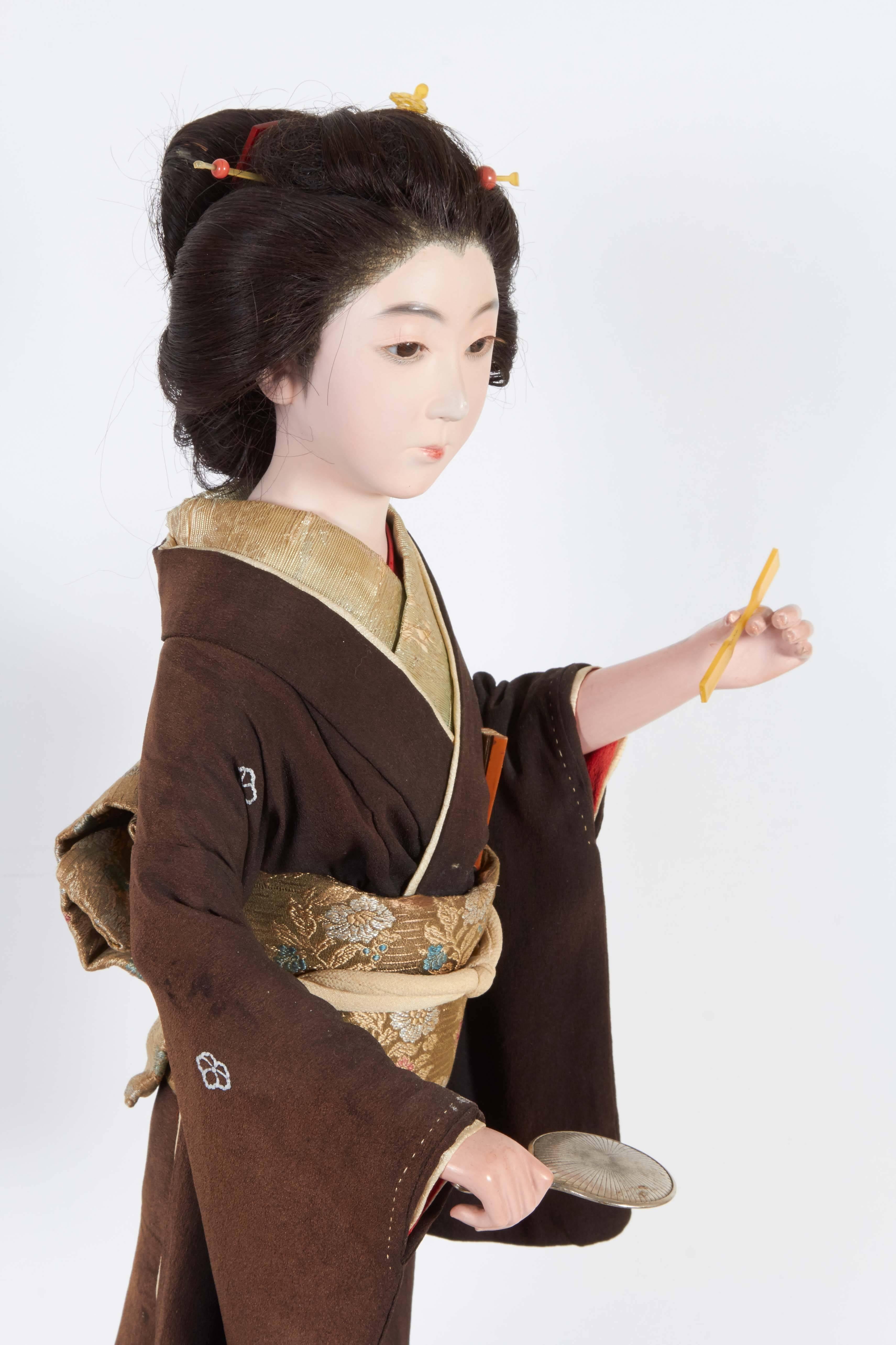 Japanese Meiji Period Iki Ningyo 1