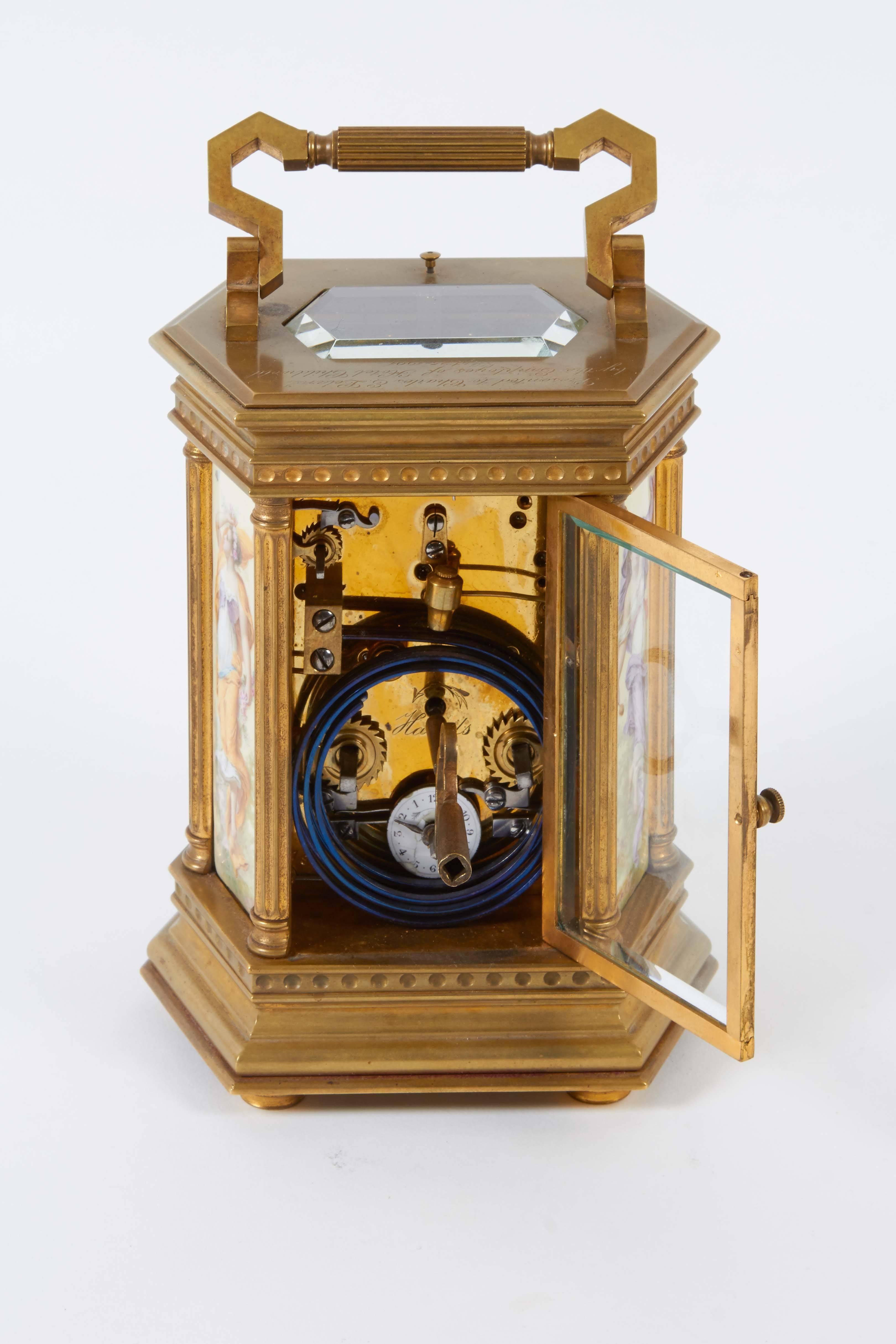 tiffany carriage clock antique