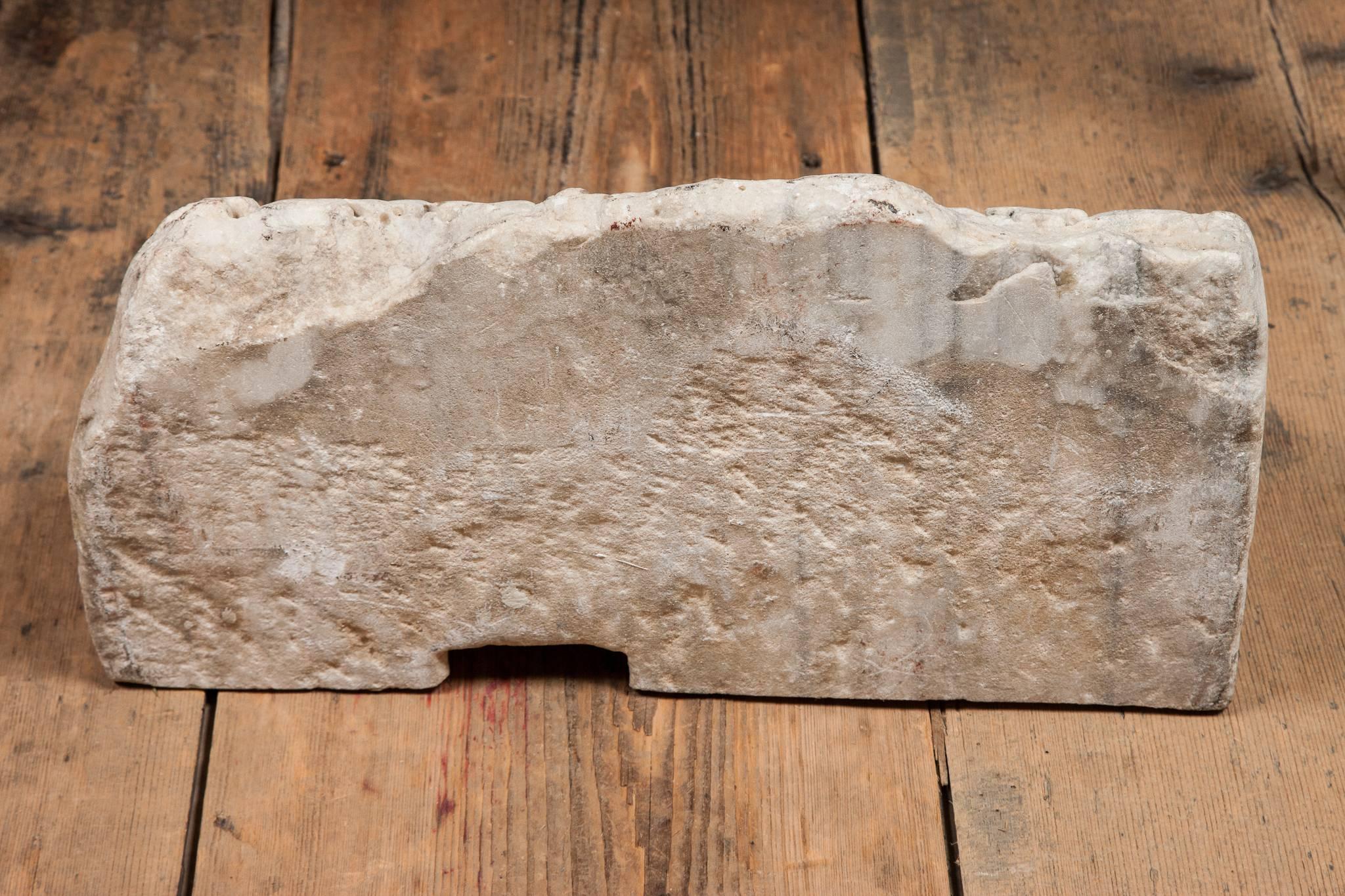 Piece of Roman Stone Cornicing, circa 200 BC For Sale 1