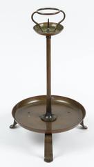 Pair of 19th Century Japanese Copper Candleholders