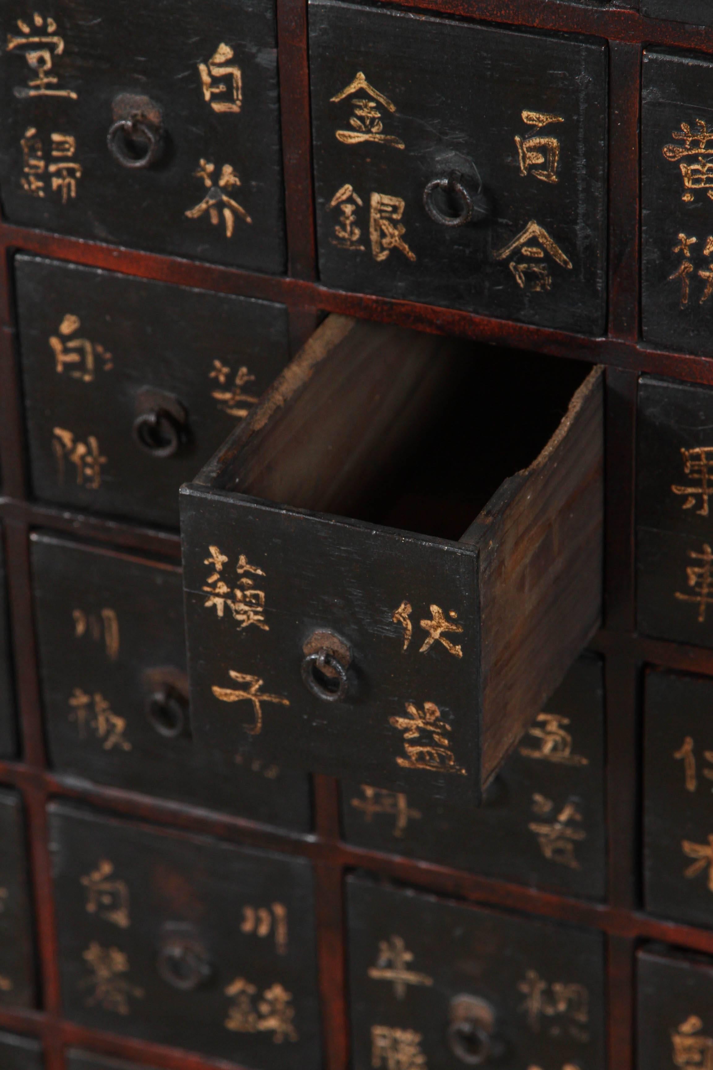 20th Century Antique Chinese Apothecary Chest For Sale