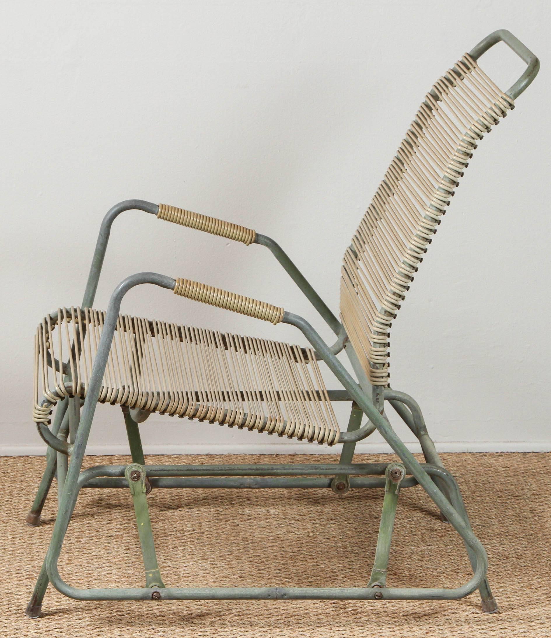 American Walter Lamb Style Glider Chair For Sale