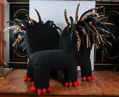 One of Kind Armchair Designed by Franco Gavagni