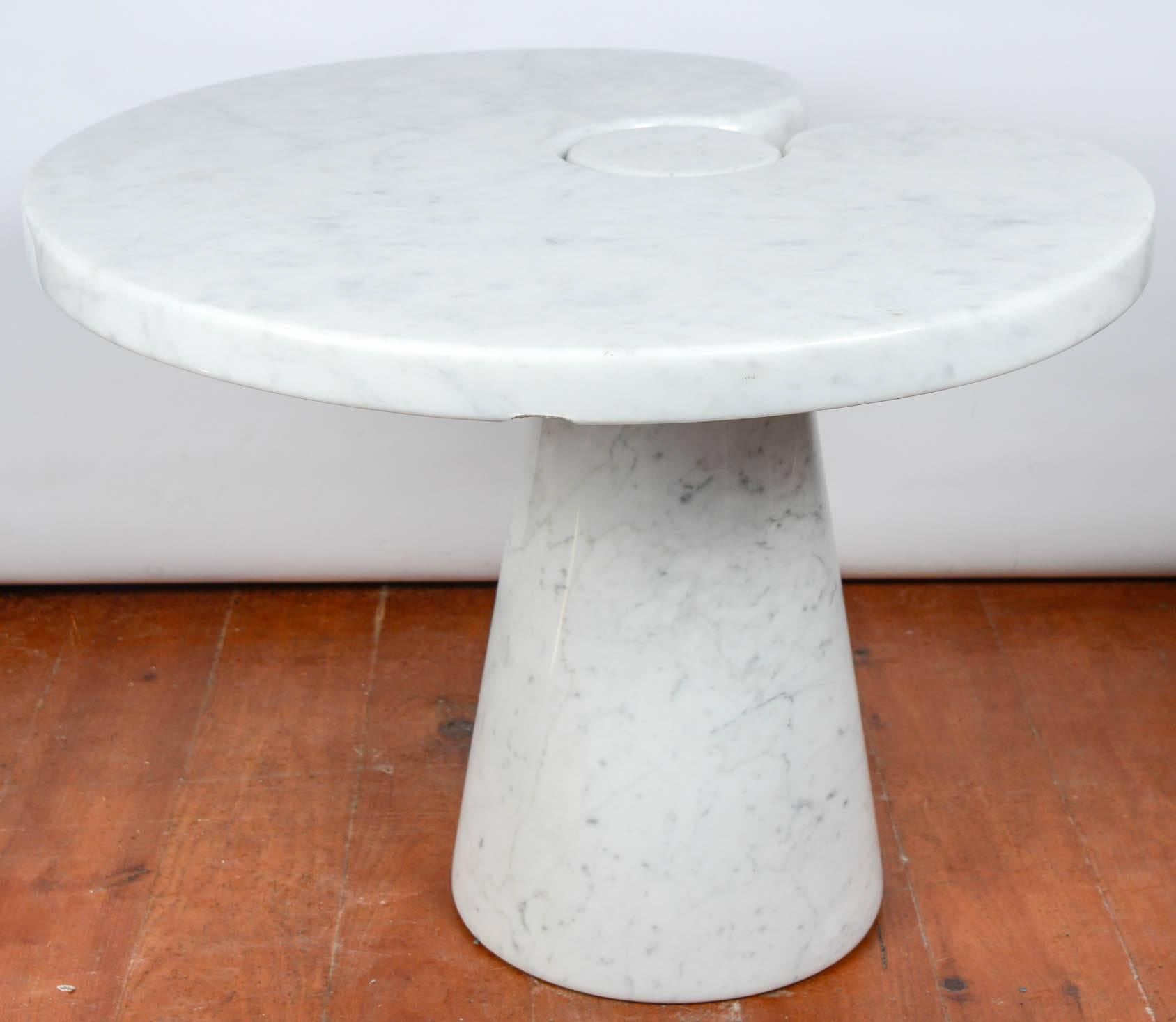 Marble Low Side Tables by Angel Mangiarotti