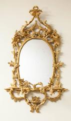 Pair of Georgian Giltwood Two-Light Girandoles