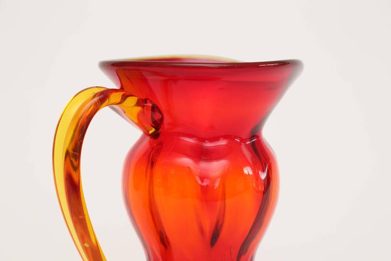 Two-Tone Blenko Glass Pitcher, 1960s, USA at 1stDibs | blenko two tone ...