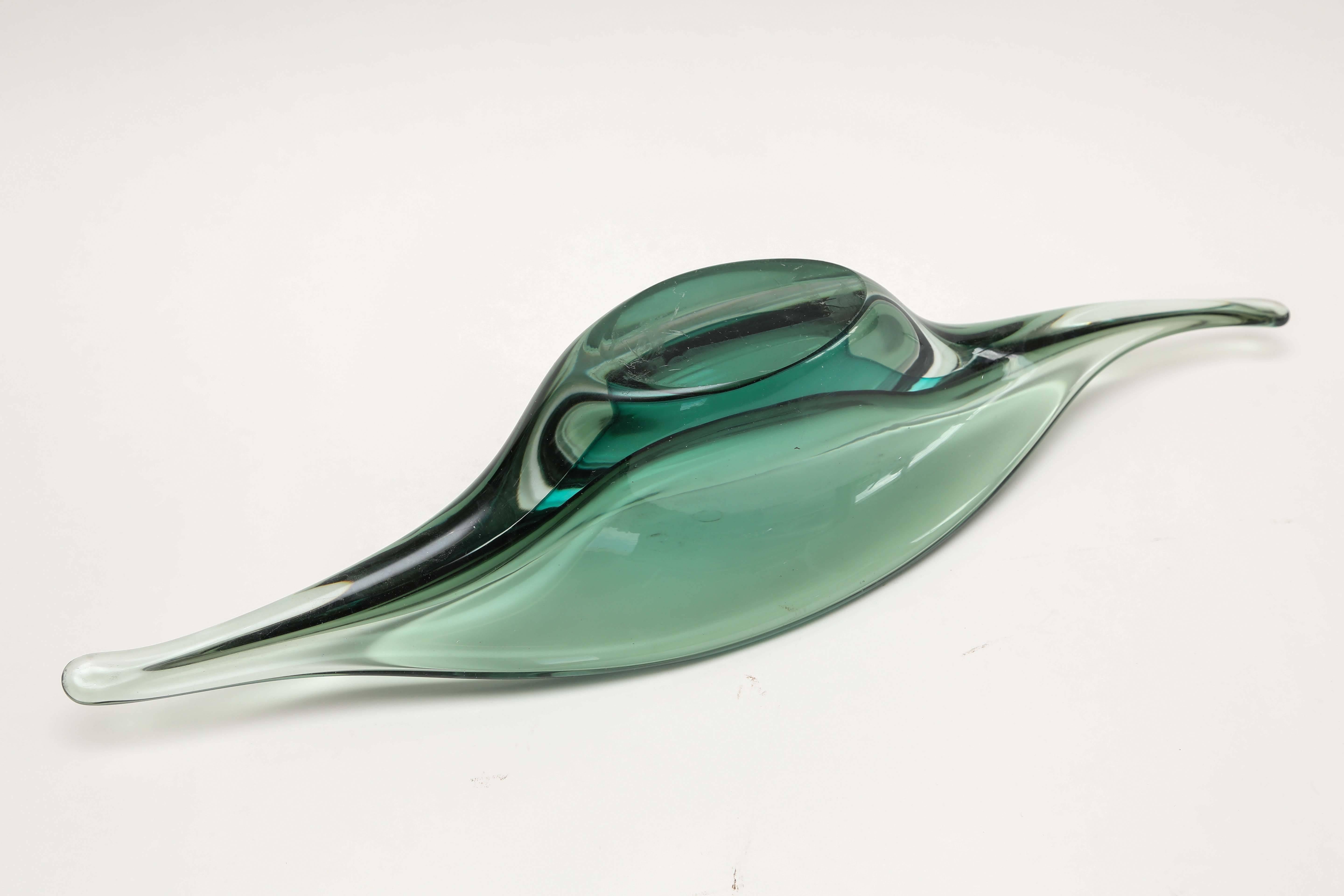 Glass Gorgeous Freeform Murano Dish or Bowl, 1960s, Italy