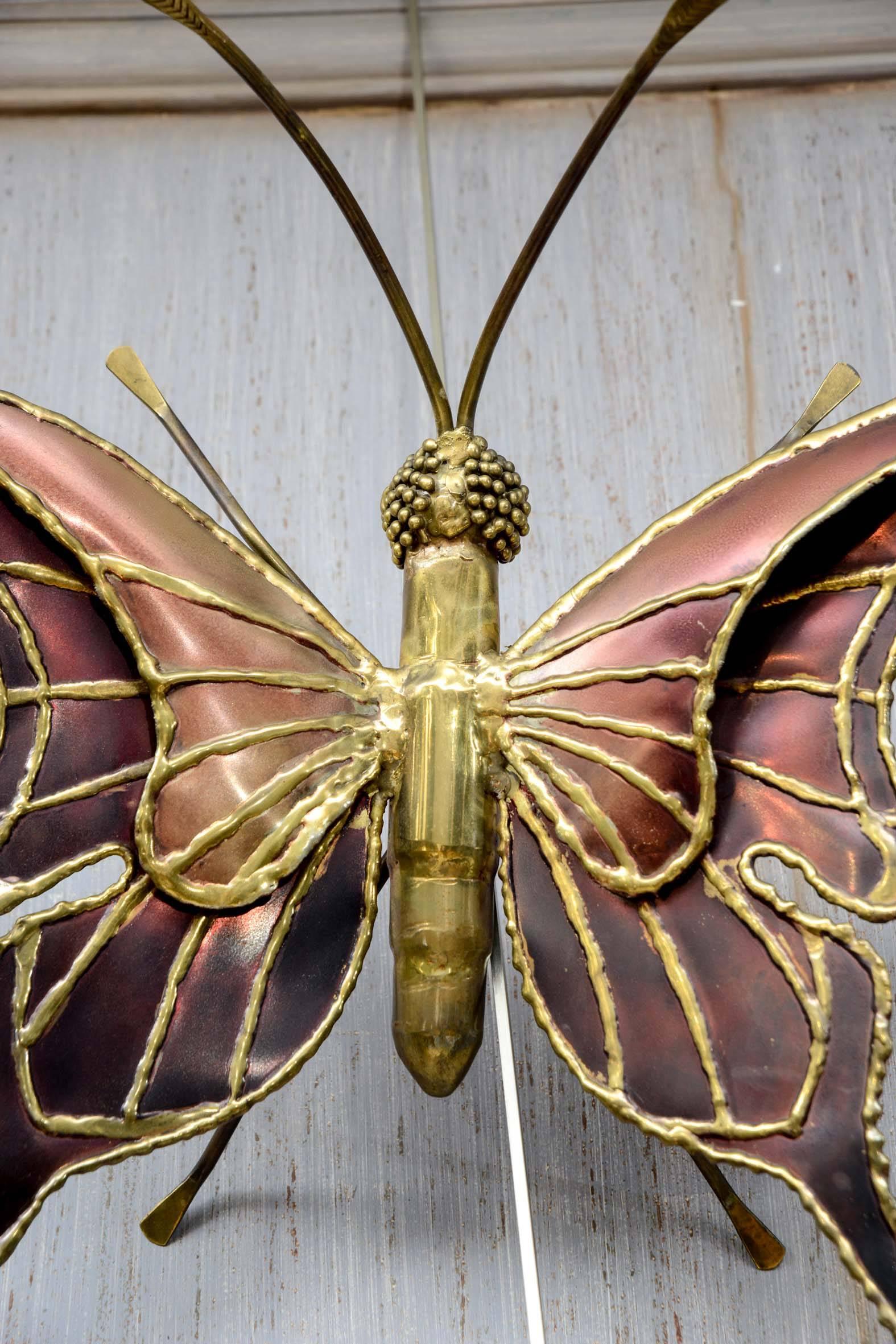 Modern Pair of Decorative Butterfly Sconces