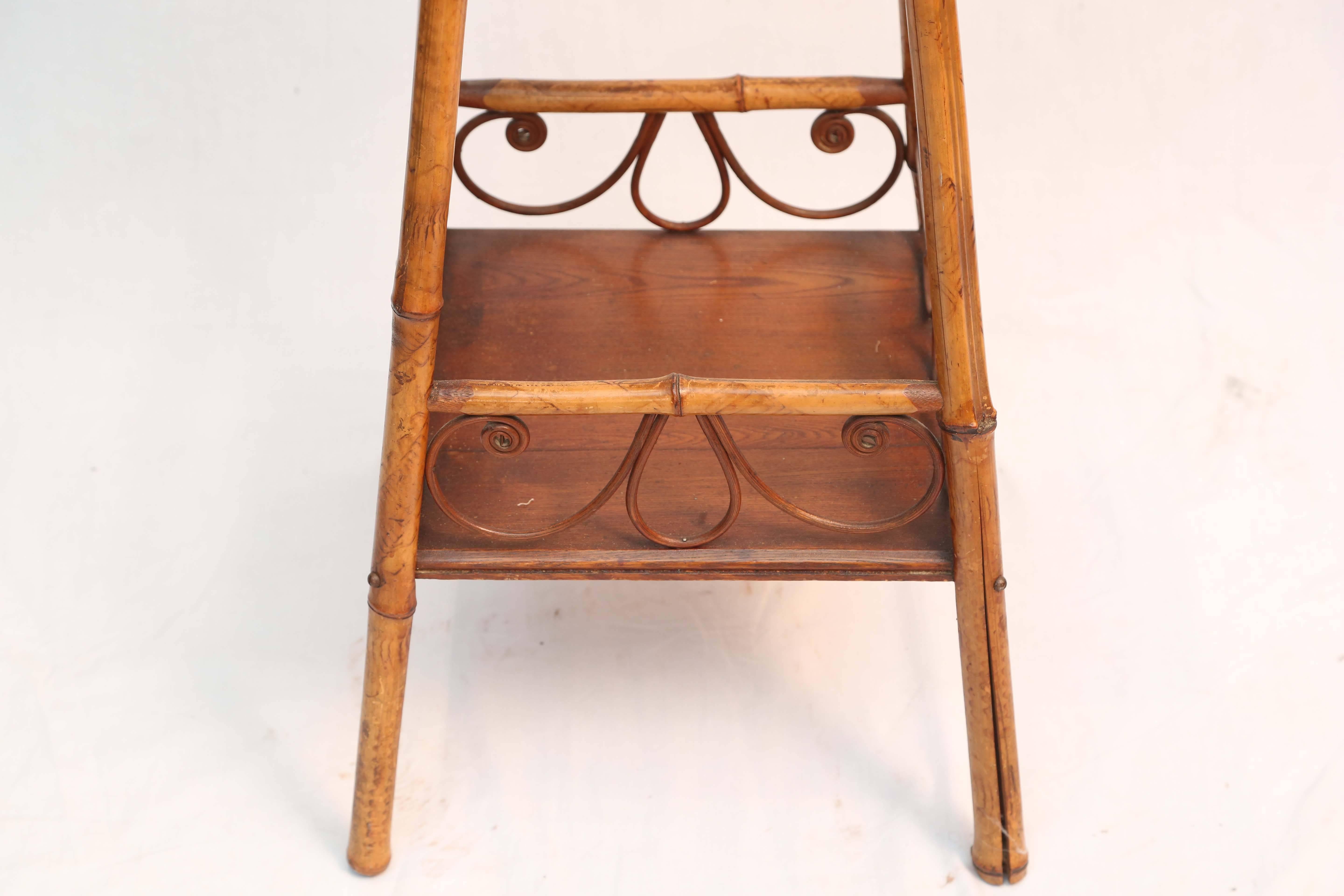 Superb 19th Century Bamboo Stand In Good Condition In West Palm Beach, FL