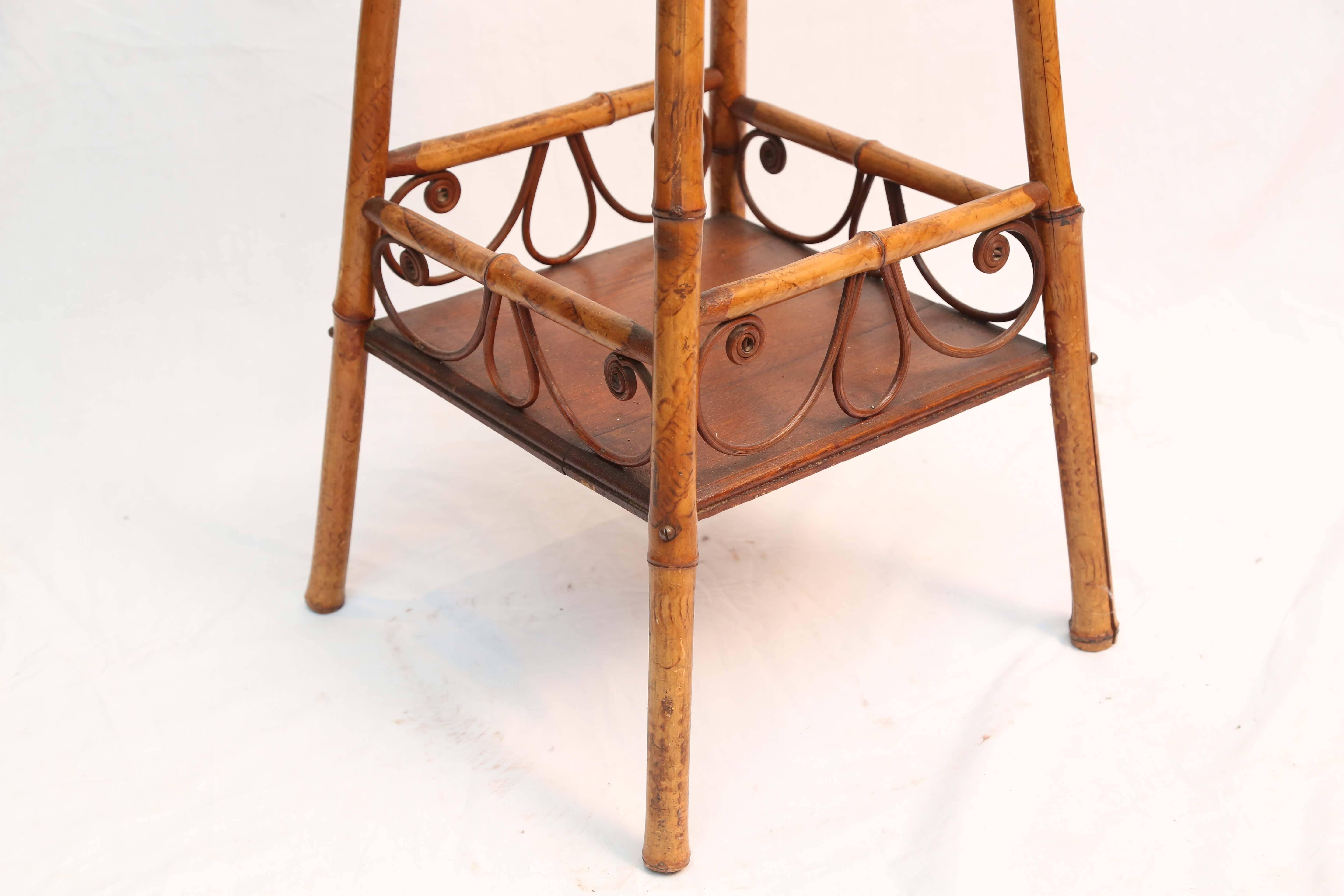 Superb 19th Century Bamboo Stand 1