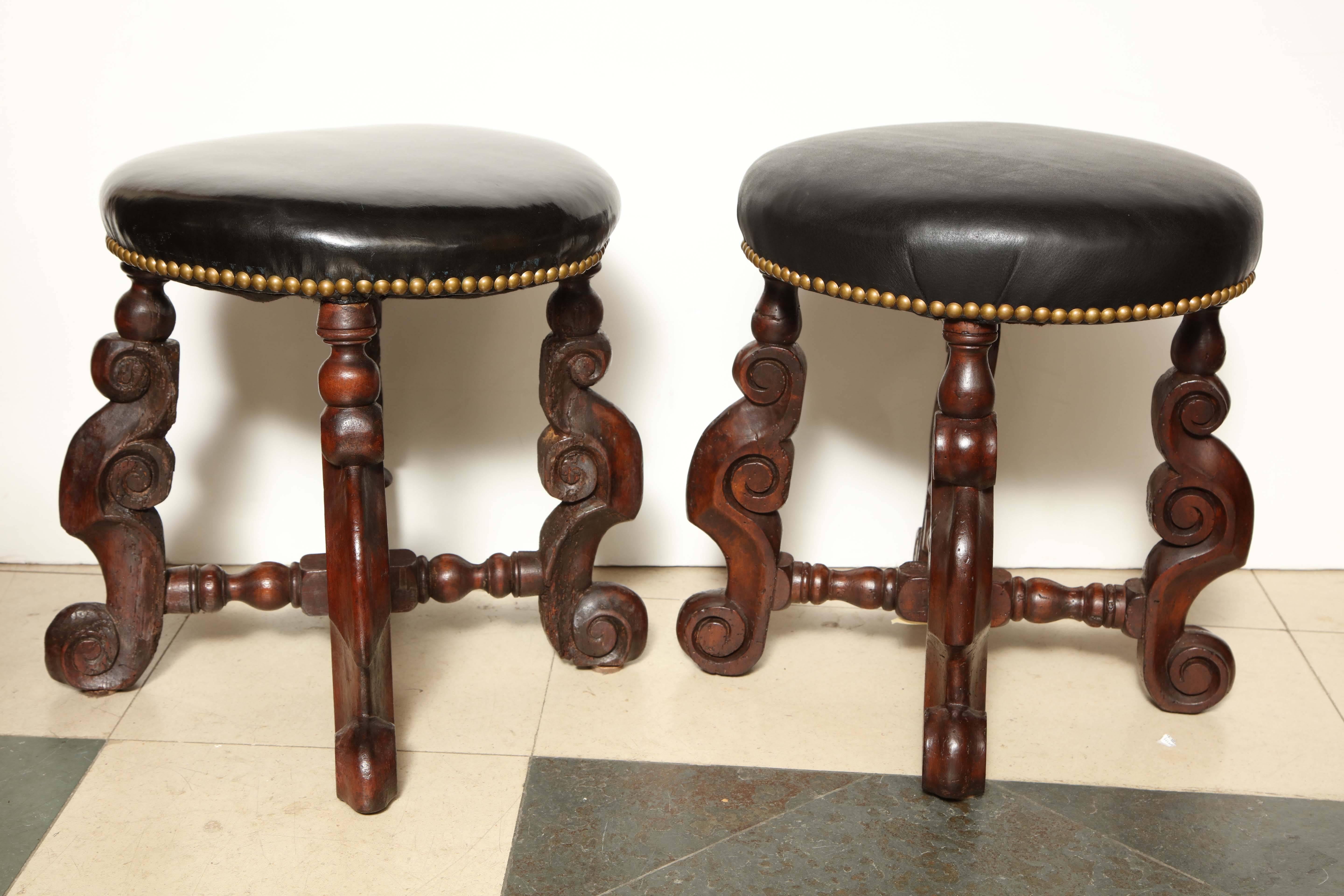 Pair of Early English Stools For Sale 2