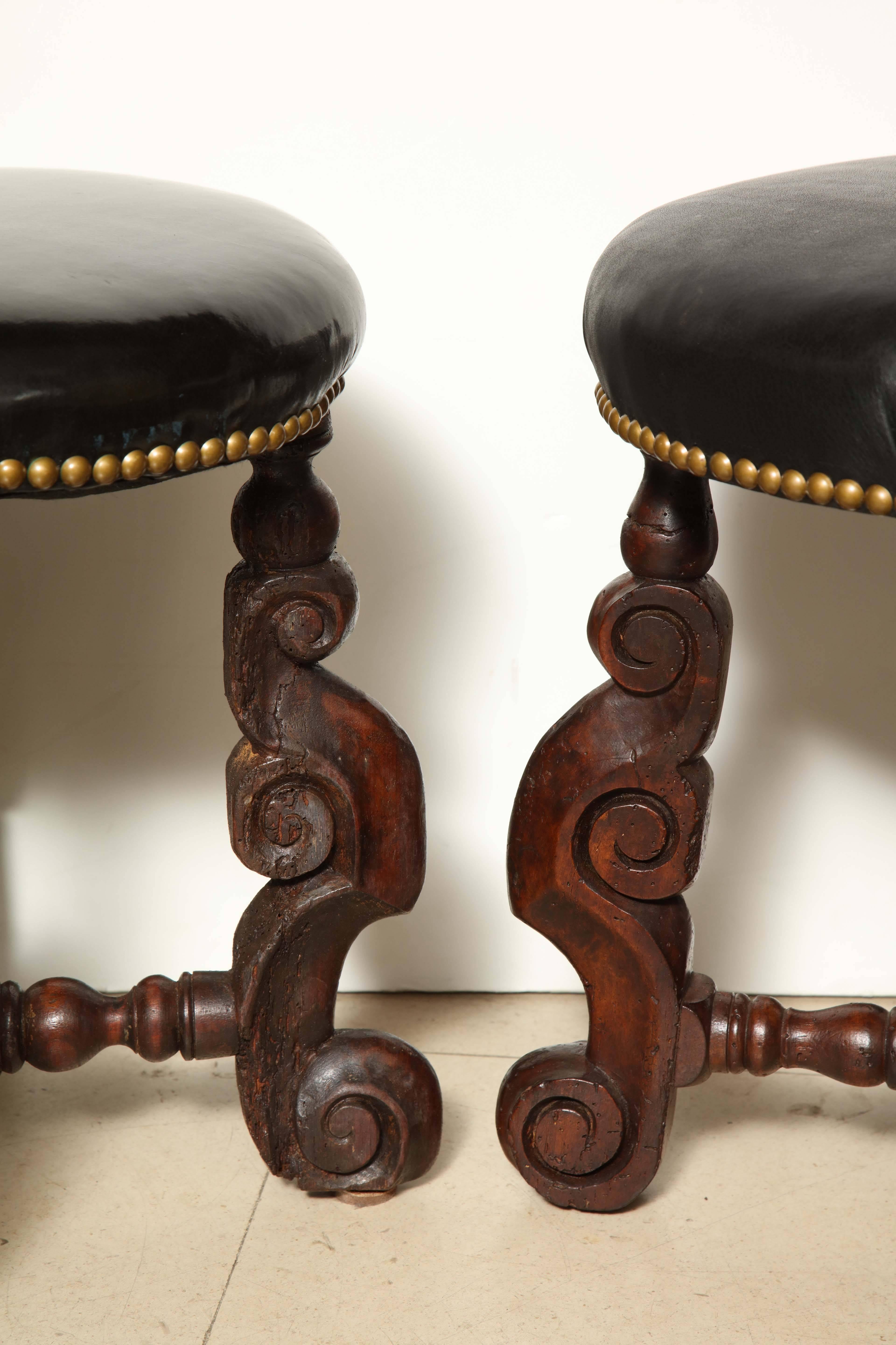 Pair of Early English Stools For Sale 3