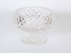 Pair of Cut Crystal Compotes